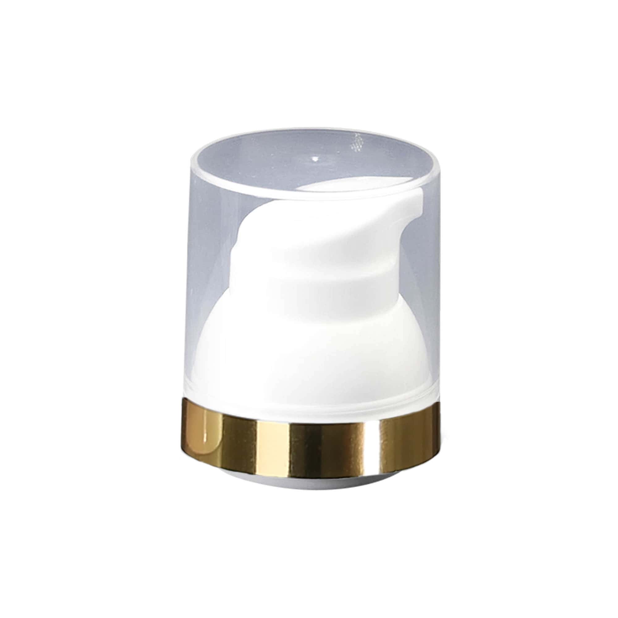 Airless dispenser pumpehode 'Mezzo', PP-plast, hvit
