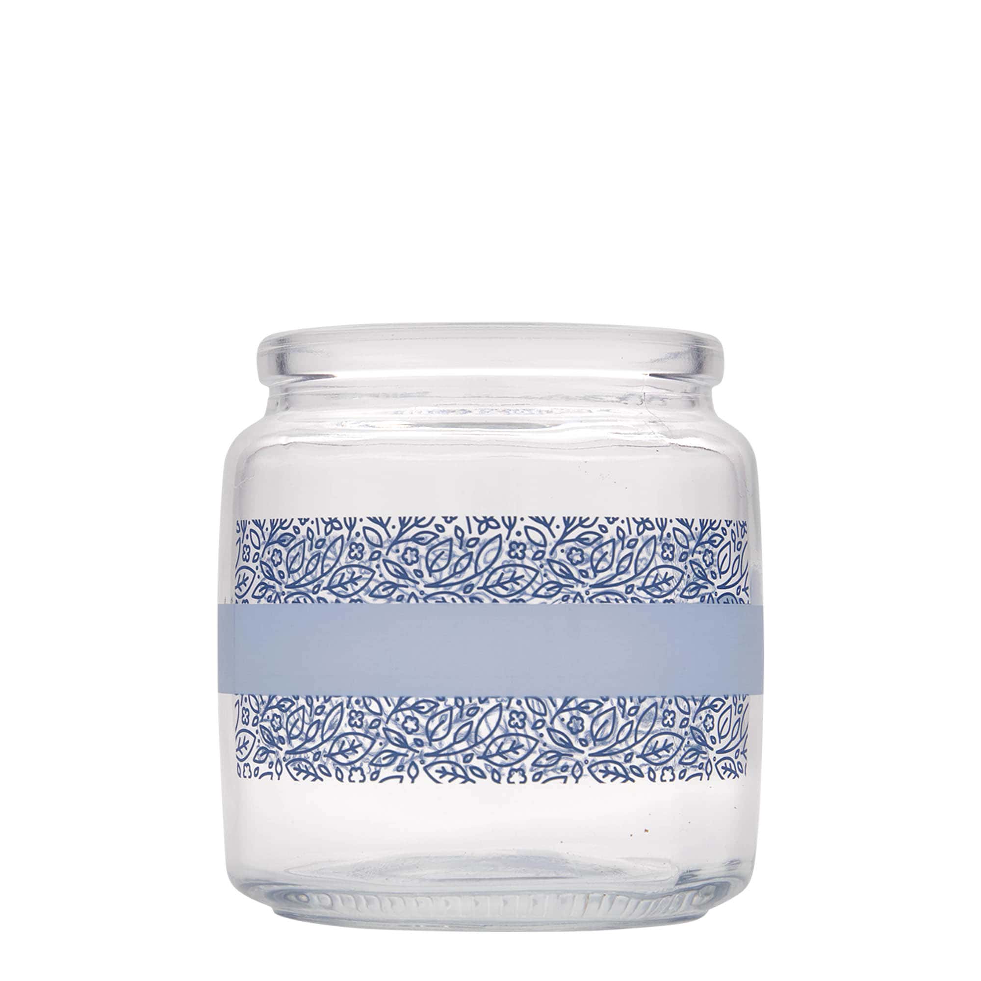 750 ml korkglass 'Giara', motiv: Naturalmente blu, åpning: kork