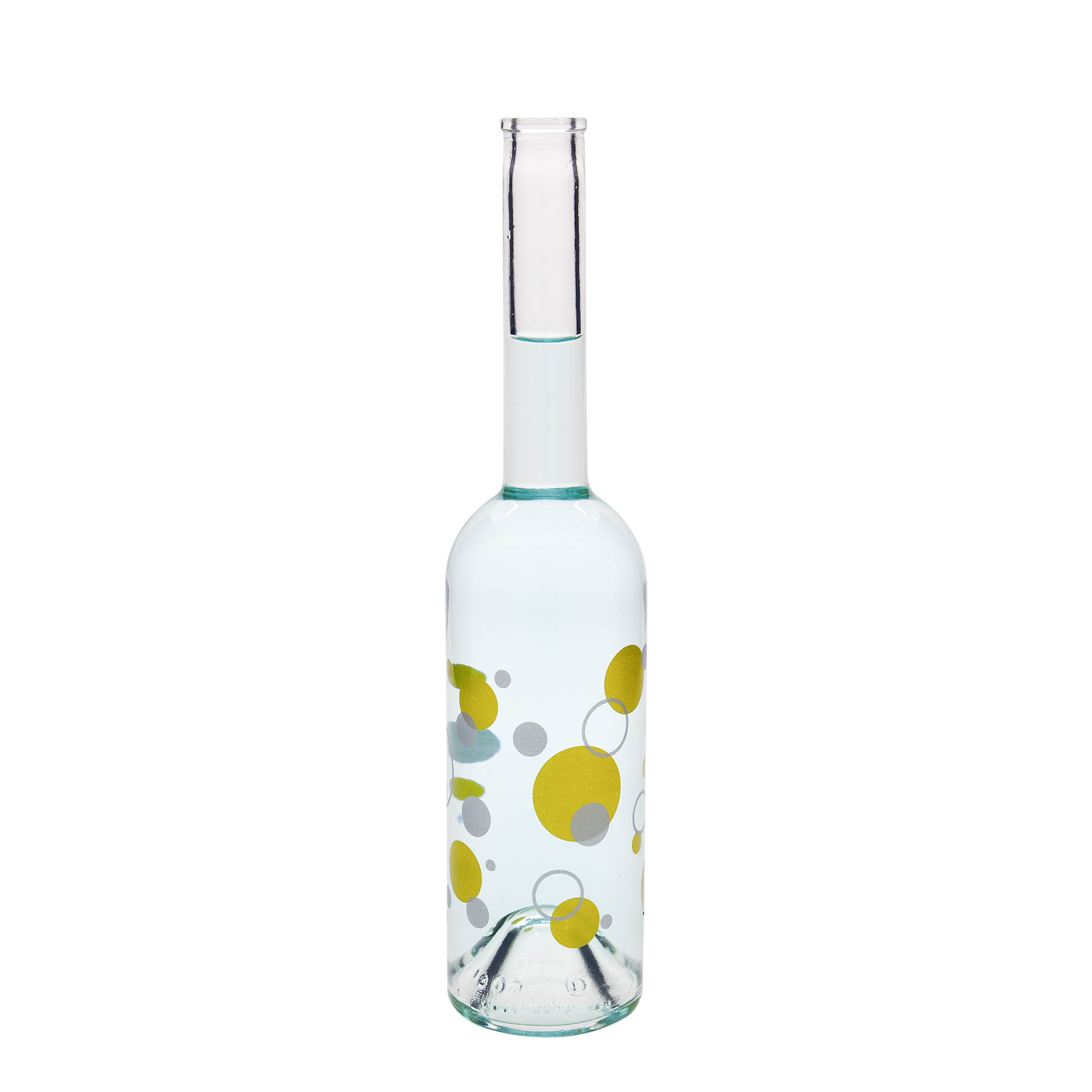 500 ml glassflaske 'Opera', motiv: prikker, åpning: kork