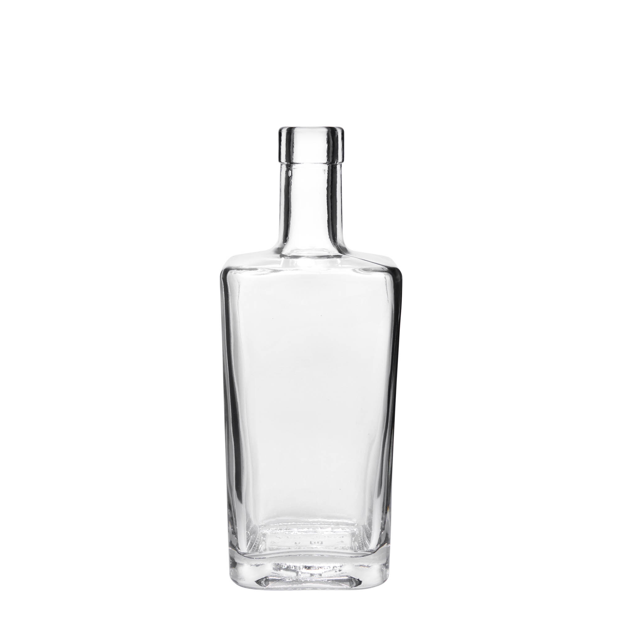500 ml glassflaske 'Noel', firkantet, åpning: kork