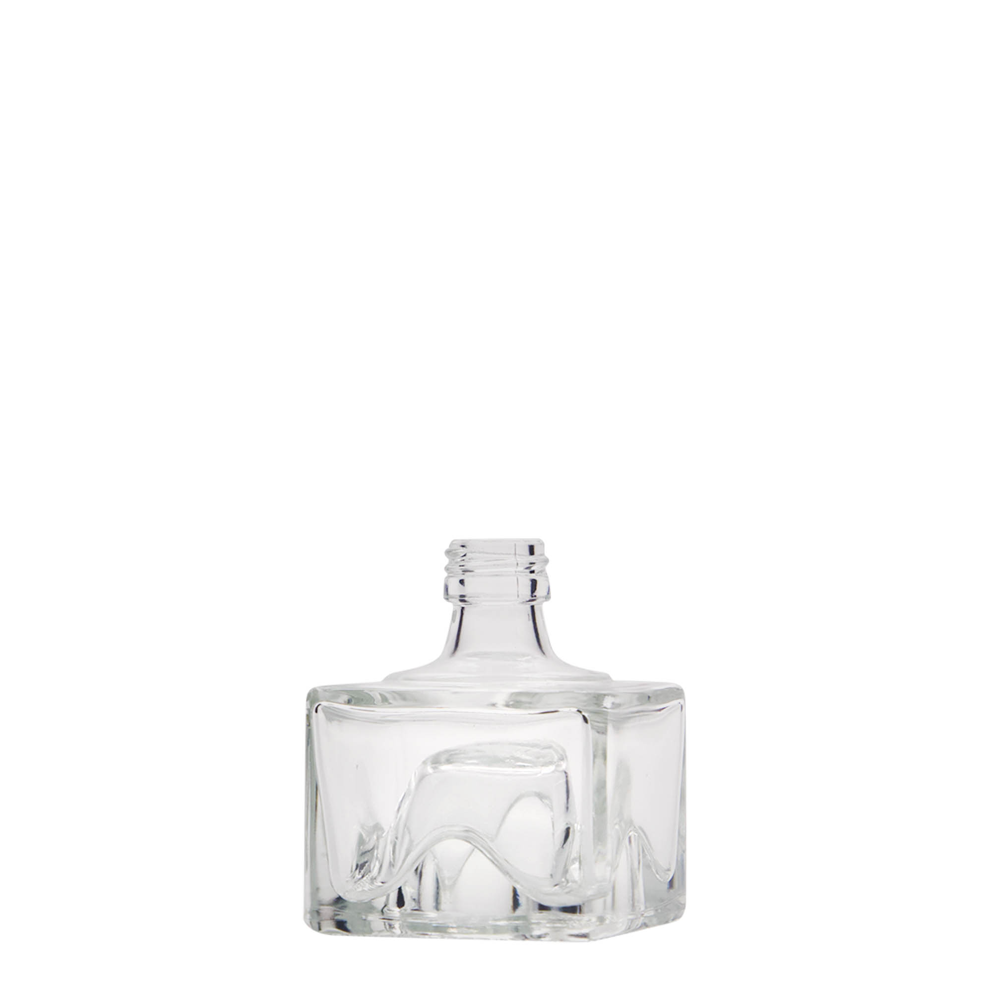 40 ml glassflaske 'Cocolores', firkantet, åpning: PP 18