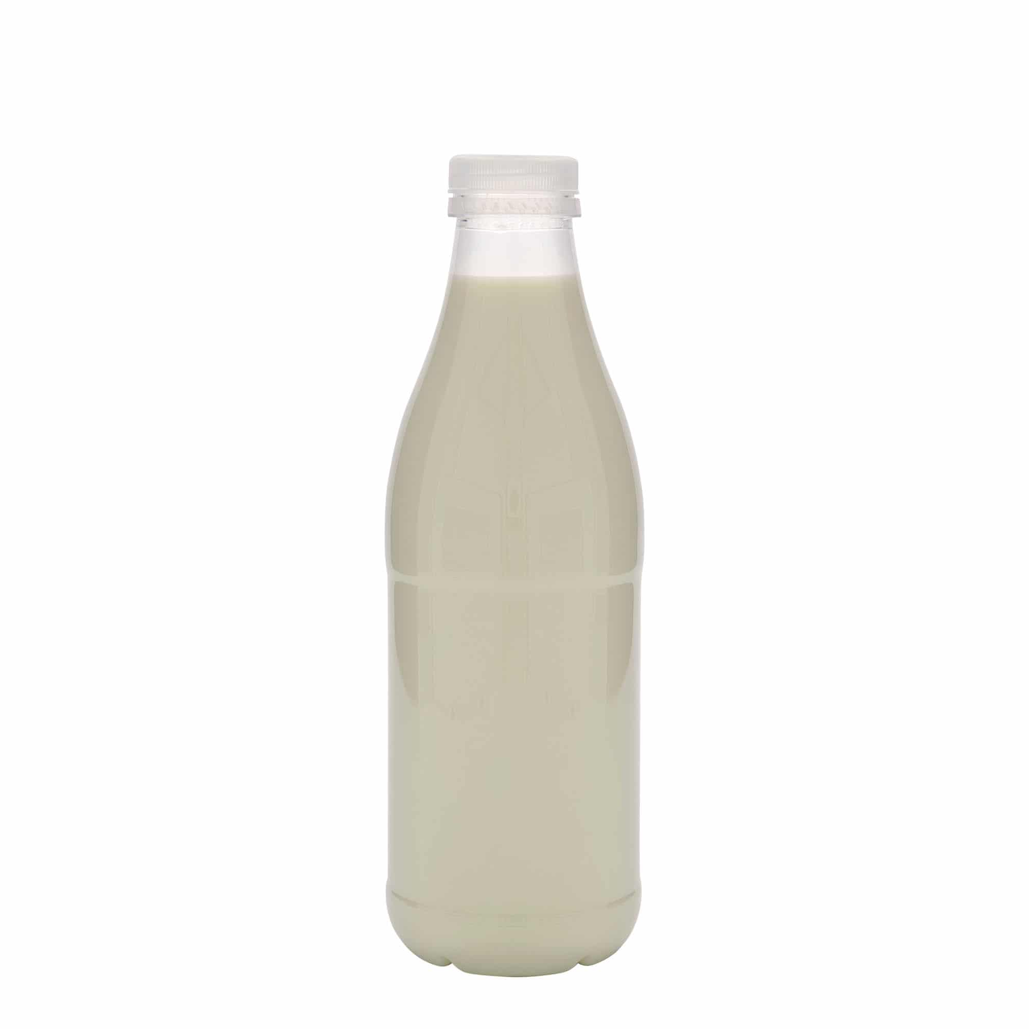 1000 ml PET-flaske "Milk and Juice", plast, åpning: 38 mm