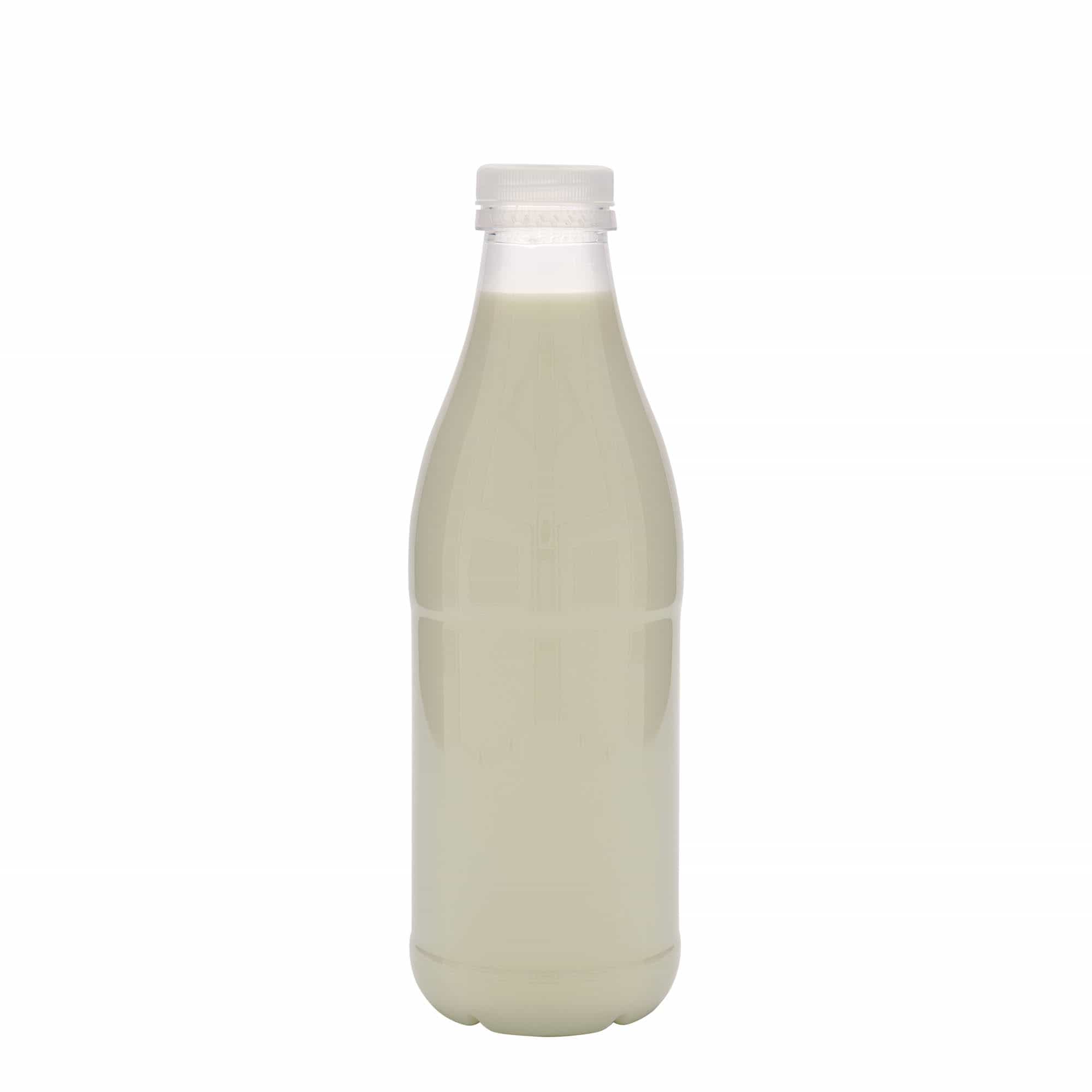1.000 ml PET-flaske 'Melk og Juice', plast, åpning: 38 mm