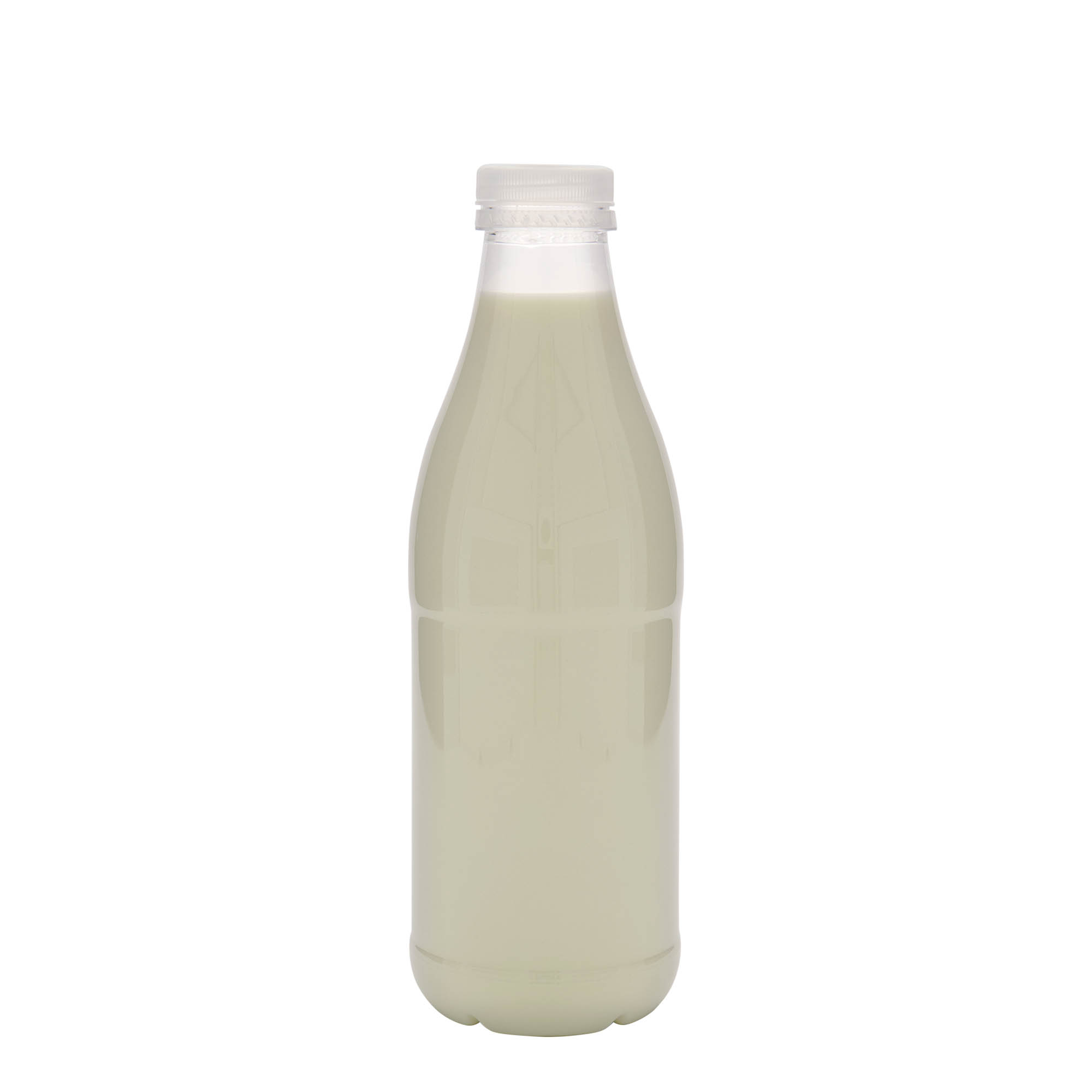 1.000 ml PET-flaske 'Melk og Juice', plast, åpning: 38 mm 1.000 ml PET-flaske 'Melk og Juice', plast, åpning: 38 mm