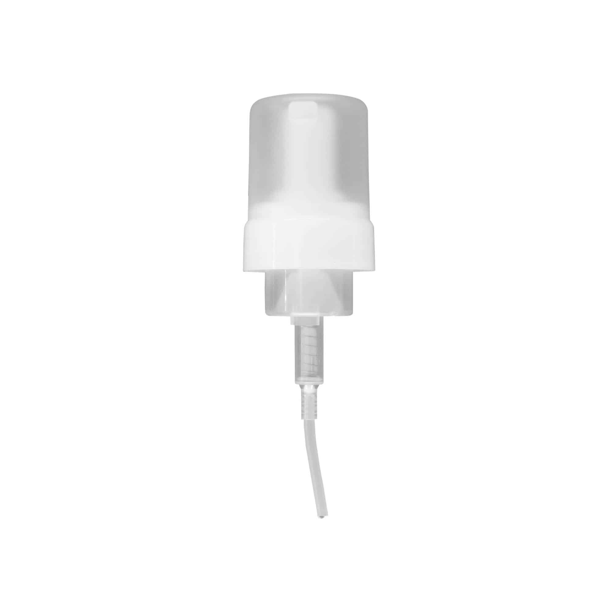 Dispenser 100 ml 'Foamer', PP-plast, hvit, for åpning: Skrukork