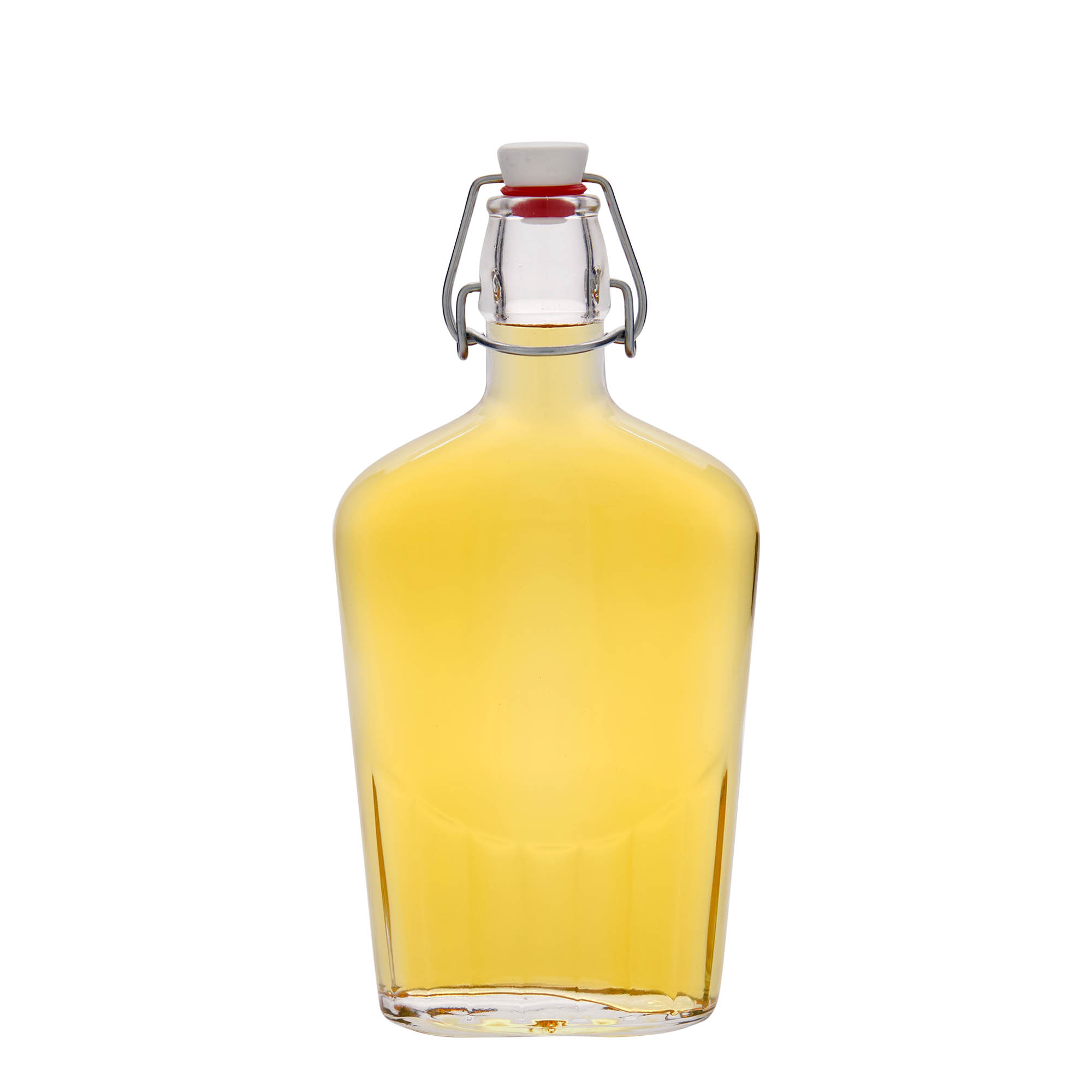 500 ml glassflaske 'Fiaschetta', oval, åpning: patentlokk 500 ml glassflaske 'Fiaschetta', oval, åpning: patentlokk
