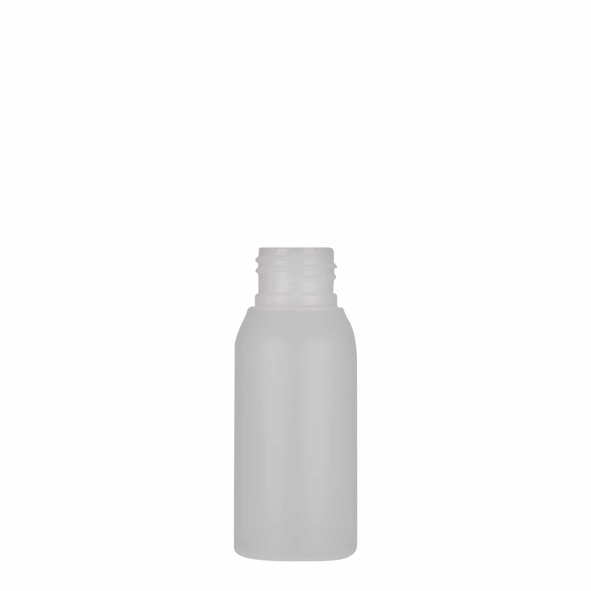 50 ml plastflaske "Tuffy", HDPE, natur, åpning: GPI 24/410 50 ml plastflaske "Tuffy", HDPE, natur, åpning: GPI 24/410