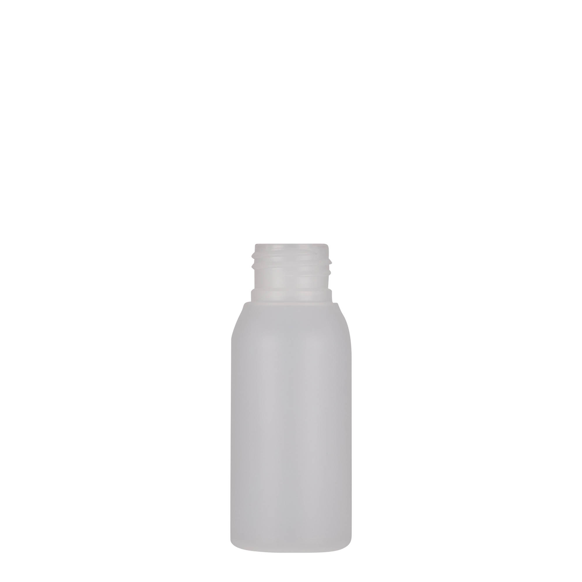 50 ml plastflaske 'Tuffy', HDPE, natur, åpning: 24/410