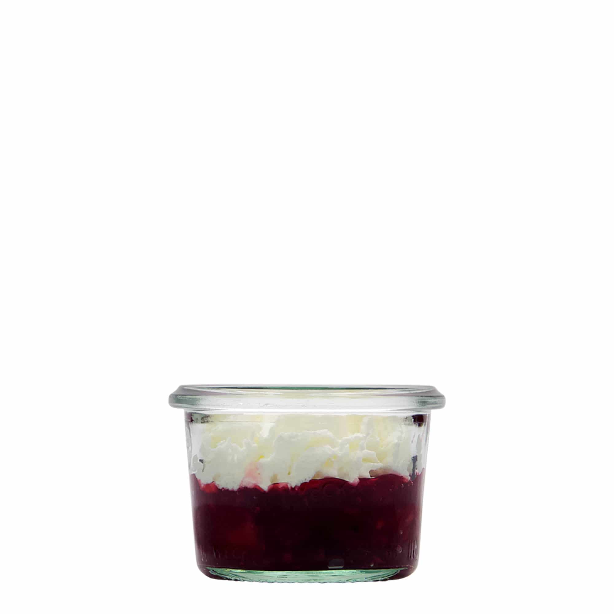 80 ml WECK-sturzglass, åpning: rund kant