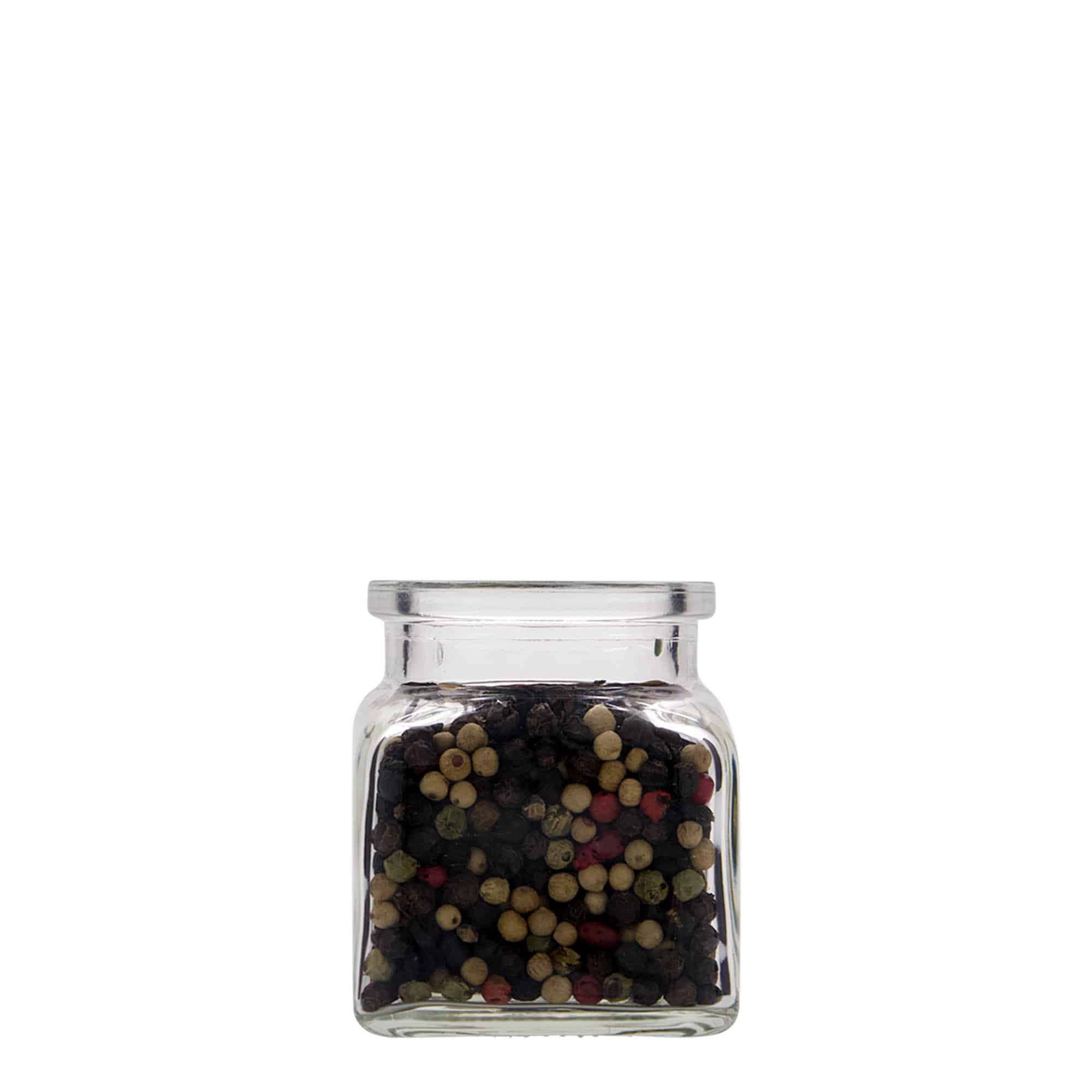120 ml korkglass, firkantet, åpning: kork