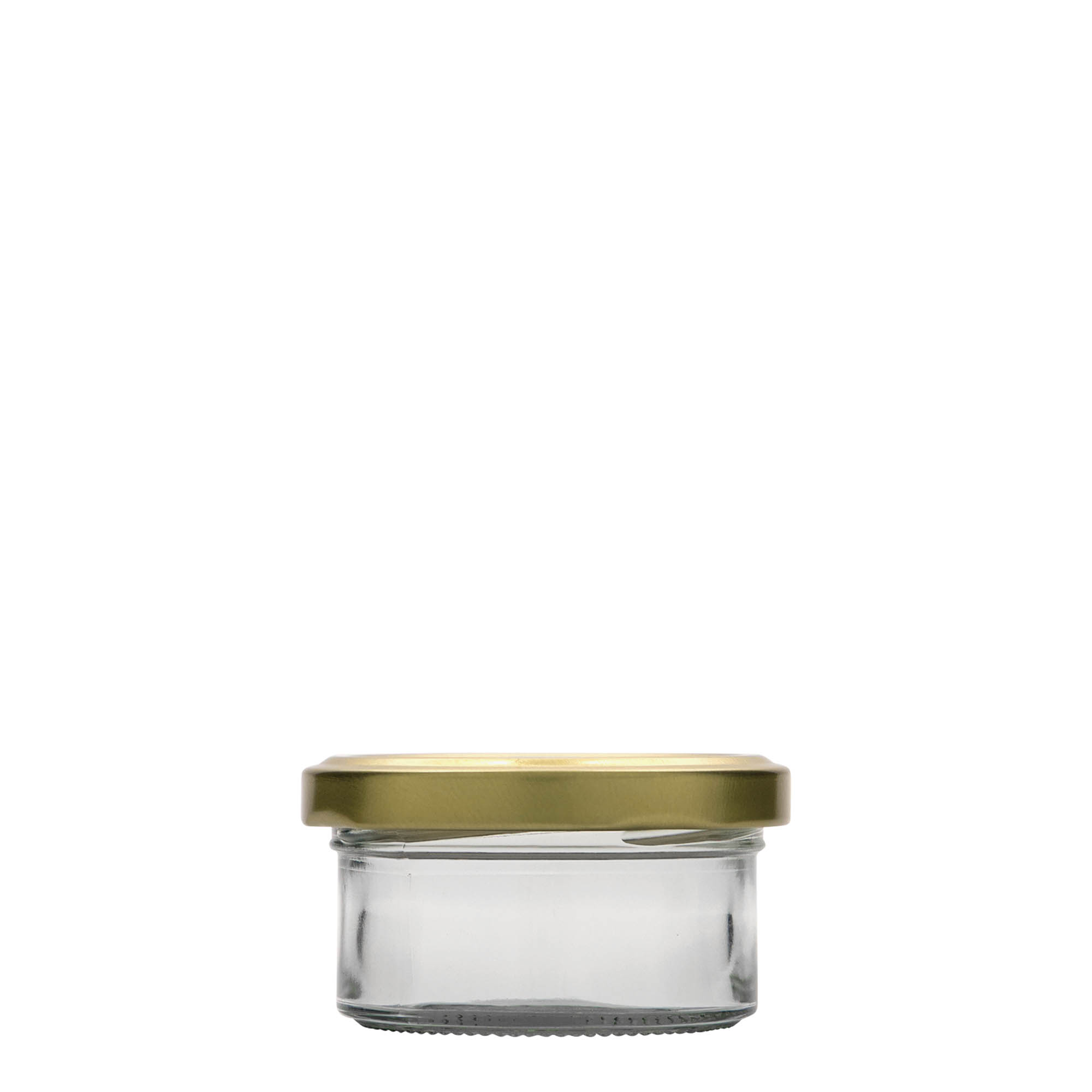 70 ml flatt fallglass, åpning: Twist-Off (TO 66)