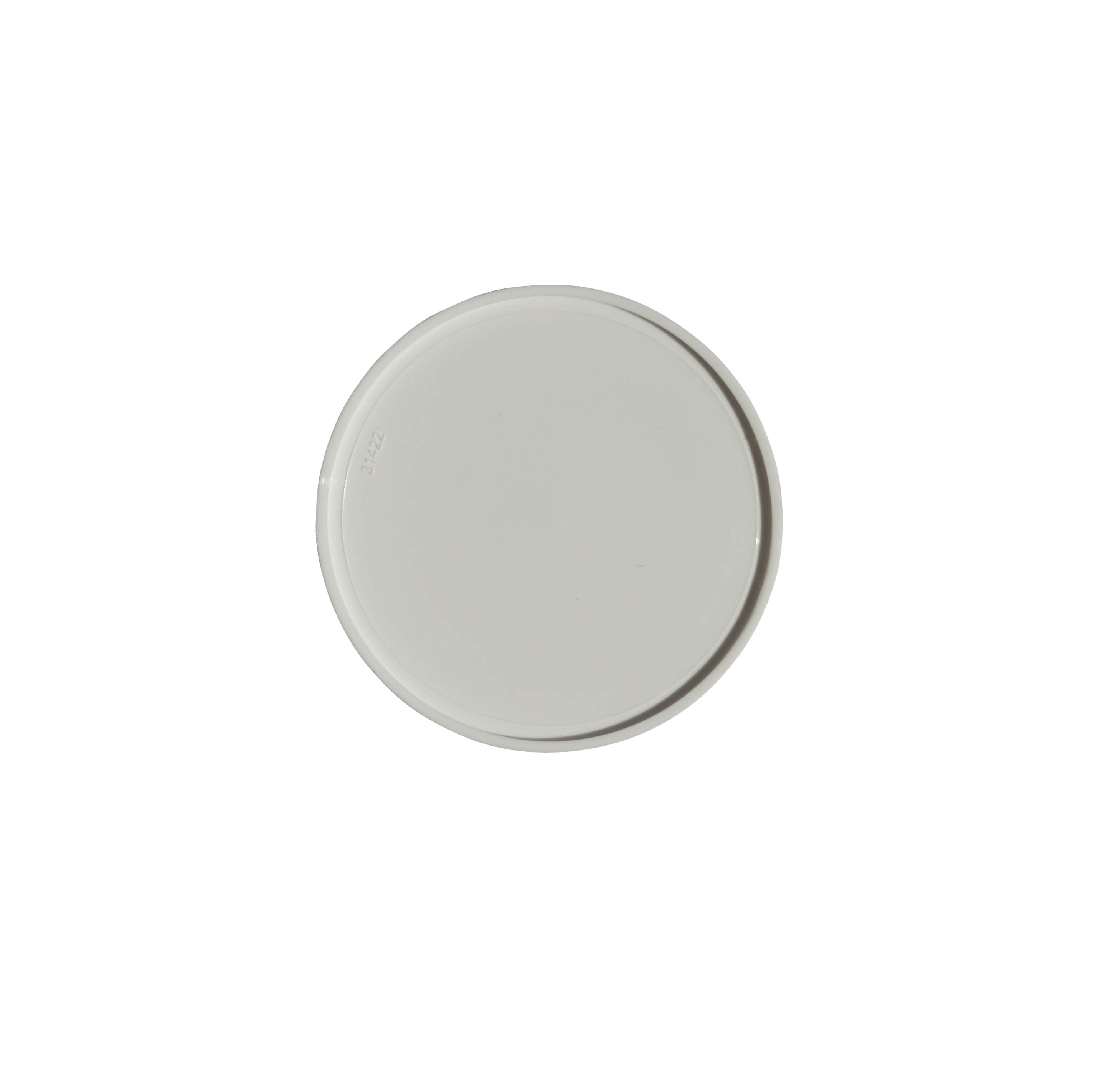 Dekkskive for 30 ml "Bianca", PP-plast, hvit Dekkskive for 30 ml "Bianca", PP-plast, hvit