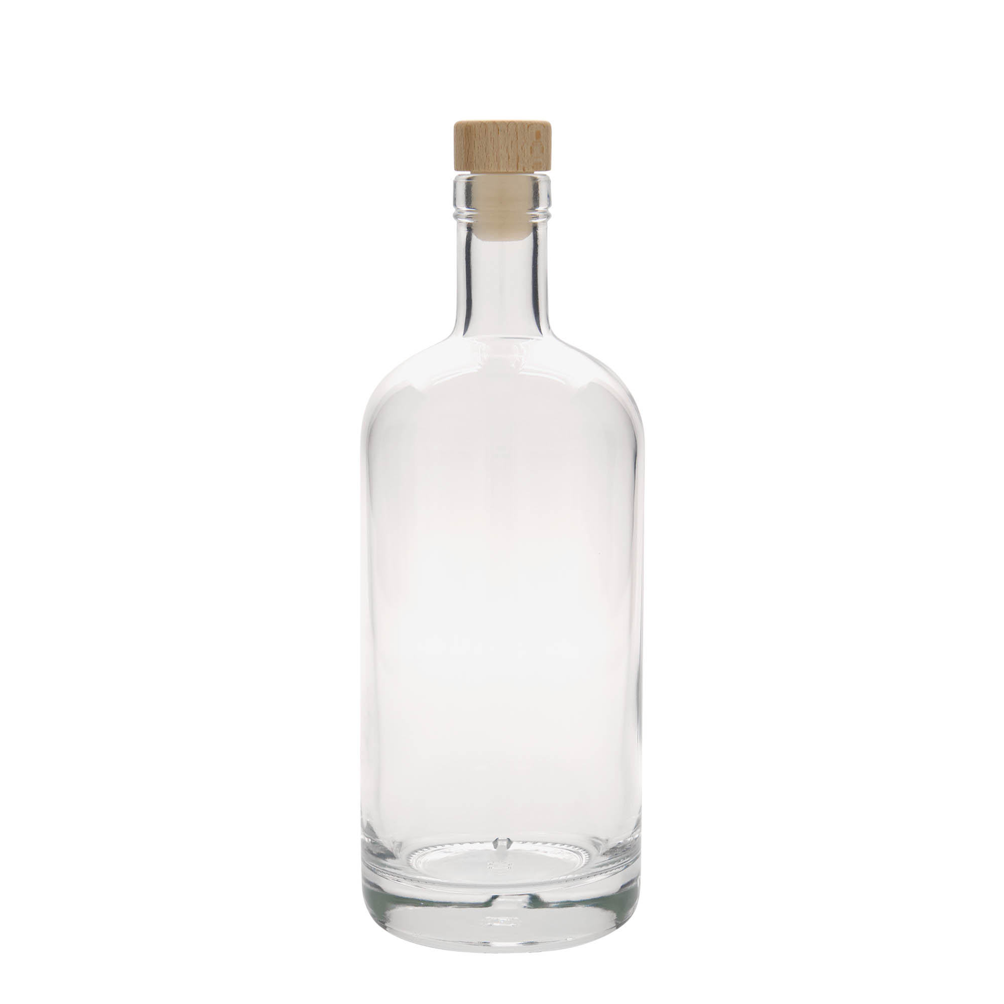 700 ml glassflaske 'Linea Uno', åpning: kork