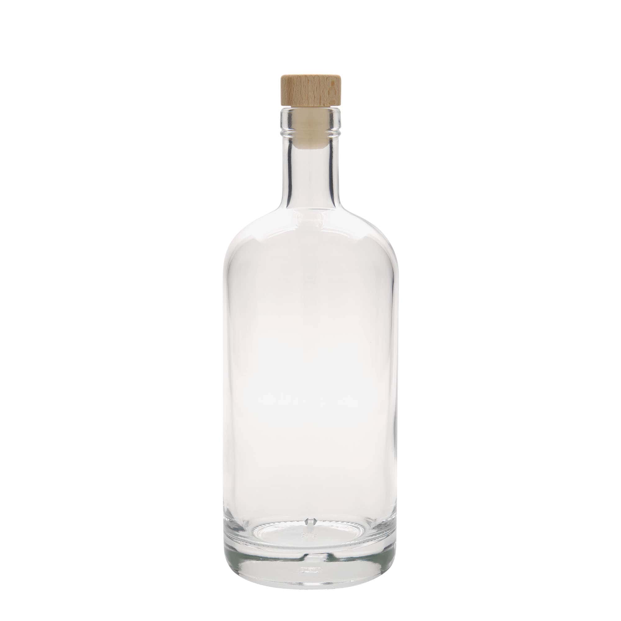 700 ml glassflaske 'Linea Uno', åpning: kork