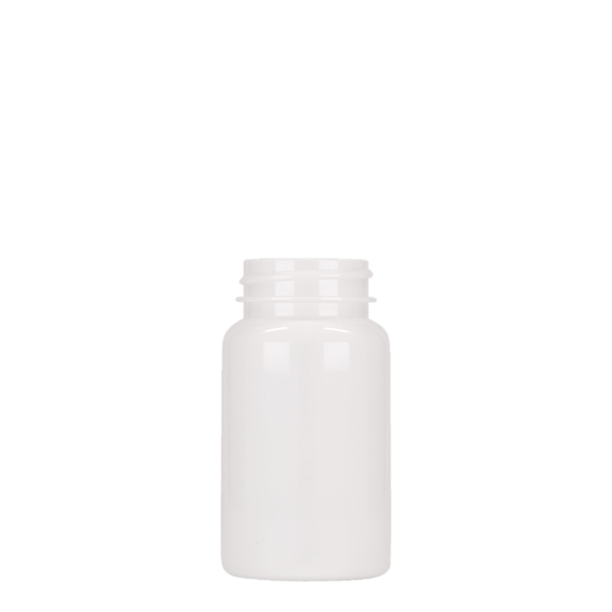 100 ml PET-packer, plast, hvit, åpning: GPI 38/400 100 ml PET-packer, plast, hvit, åpning: GPI 38/400
