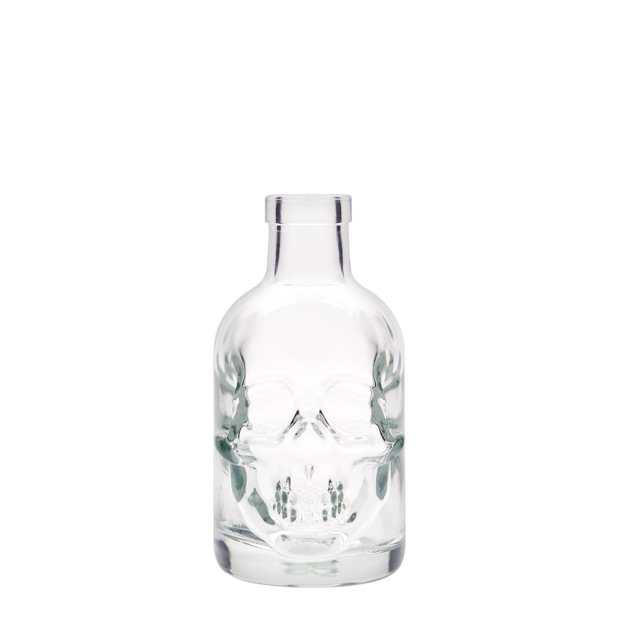 200 ml glassflaske 'Dødninghode', åpning: kork 200 ml glassflaske 'Dødninghode', åpning: kork