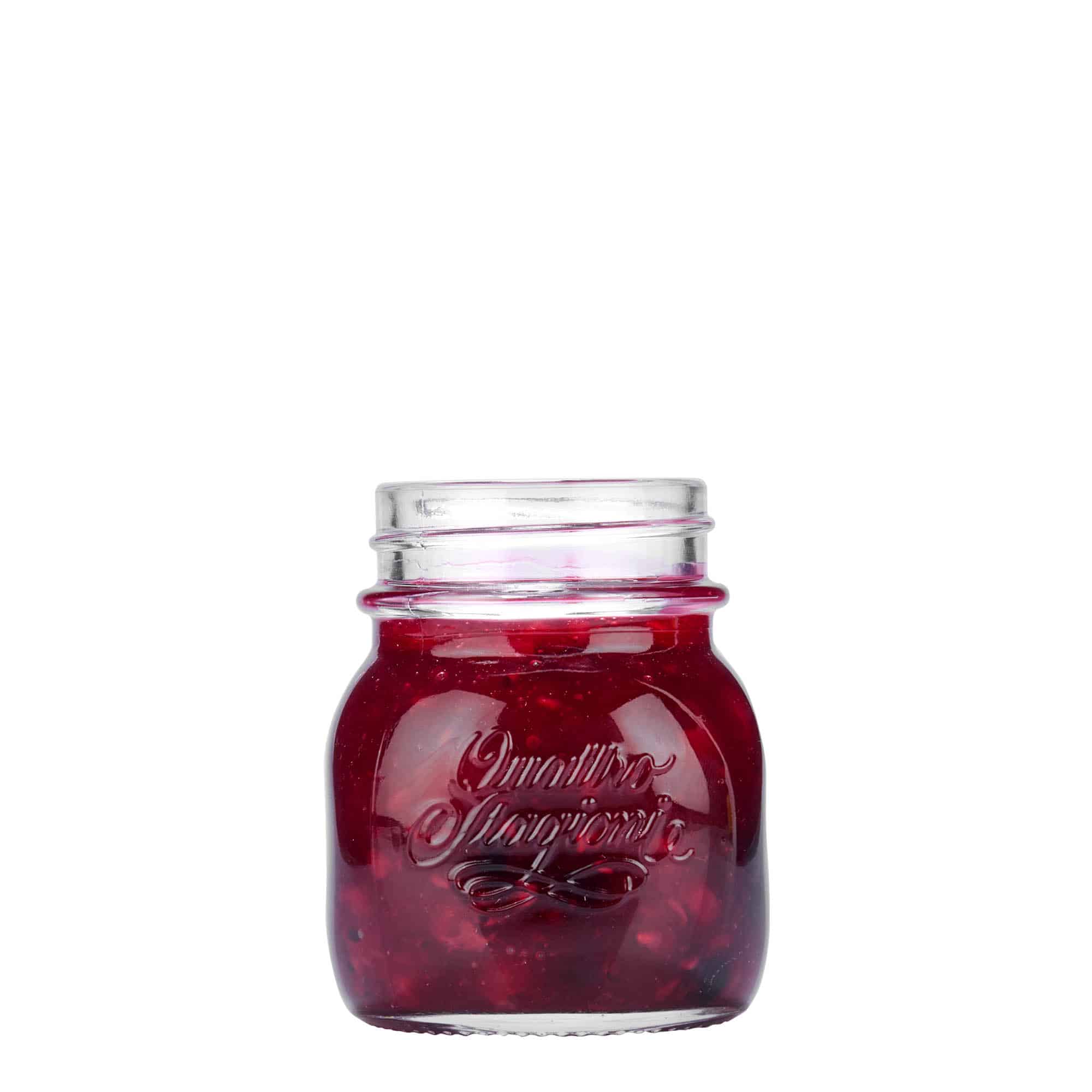 150 ml glass "Quattro Stagioni", åpning: Skrulokk