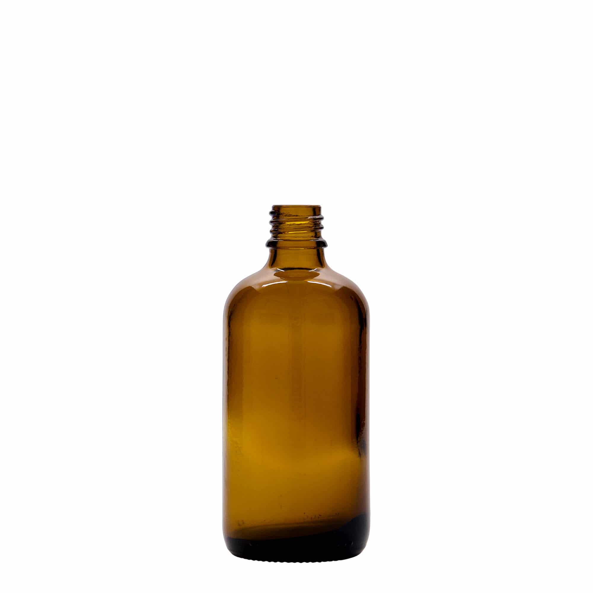 100 ml sprayflaske medisin, glass, brun, åpning: DIN 18