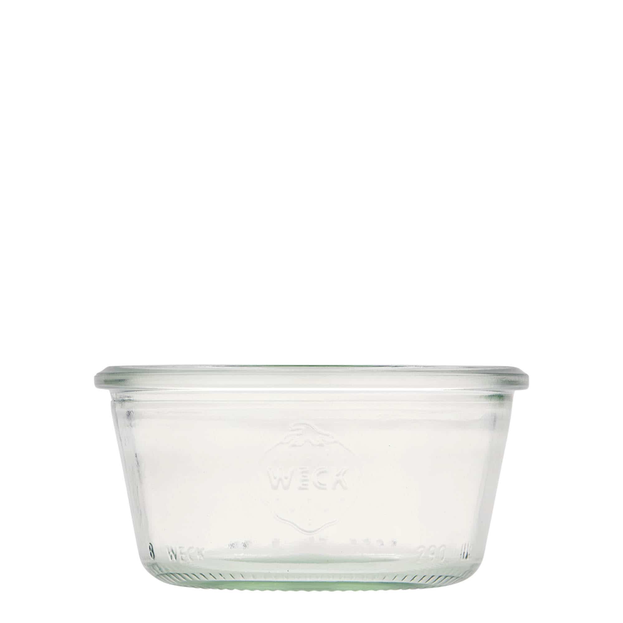 290 ml WECK-glasskrukke, åpning: rund kant