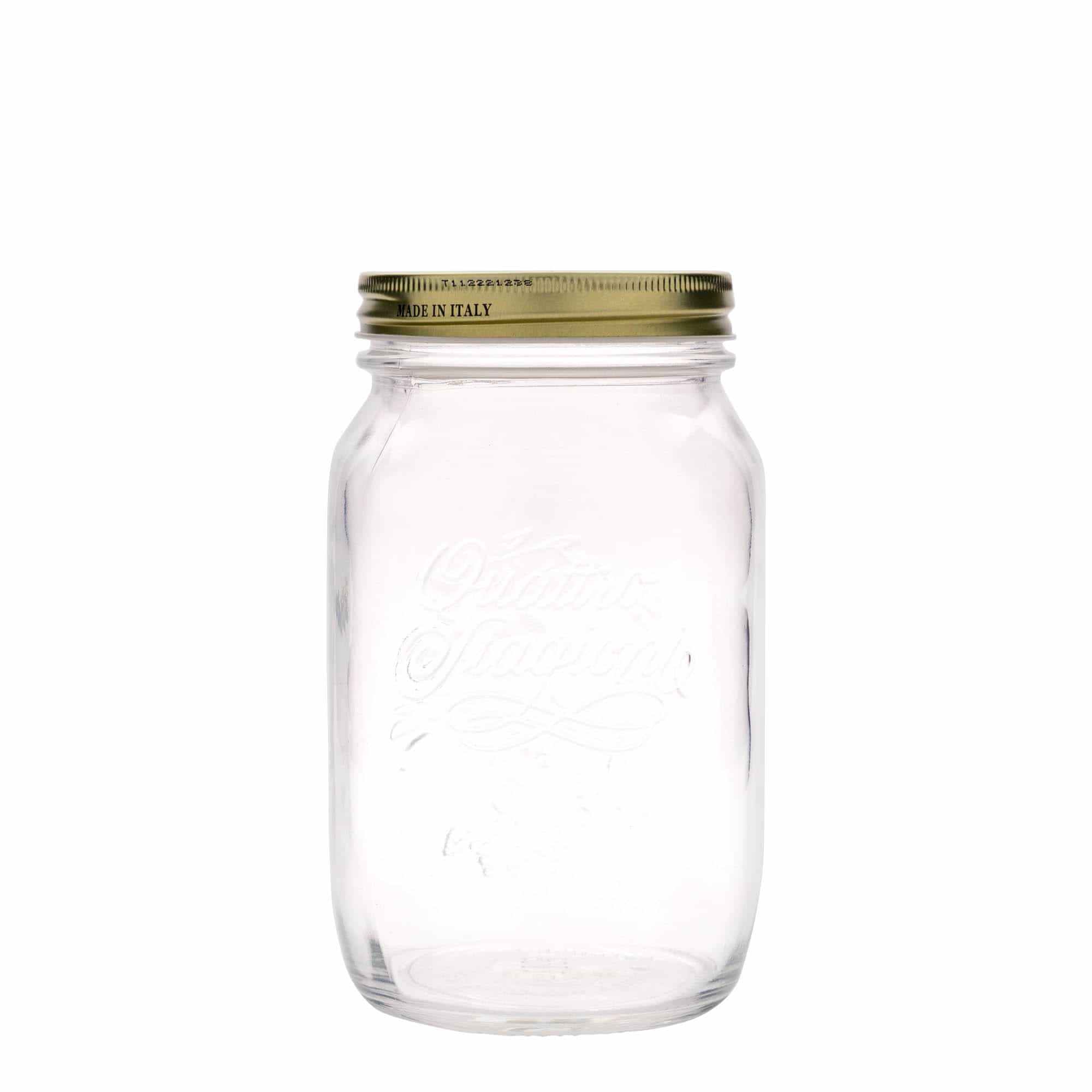 1000 ml glass "Quattro Stagioni", åpning: Skrulokk