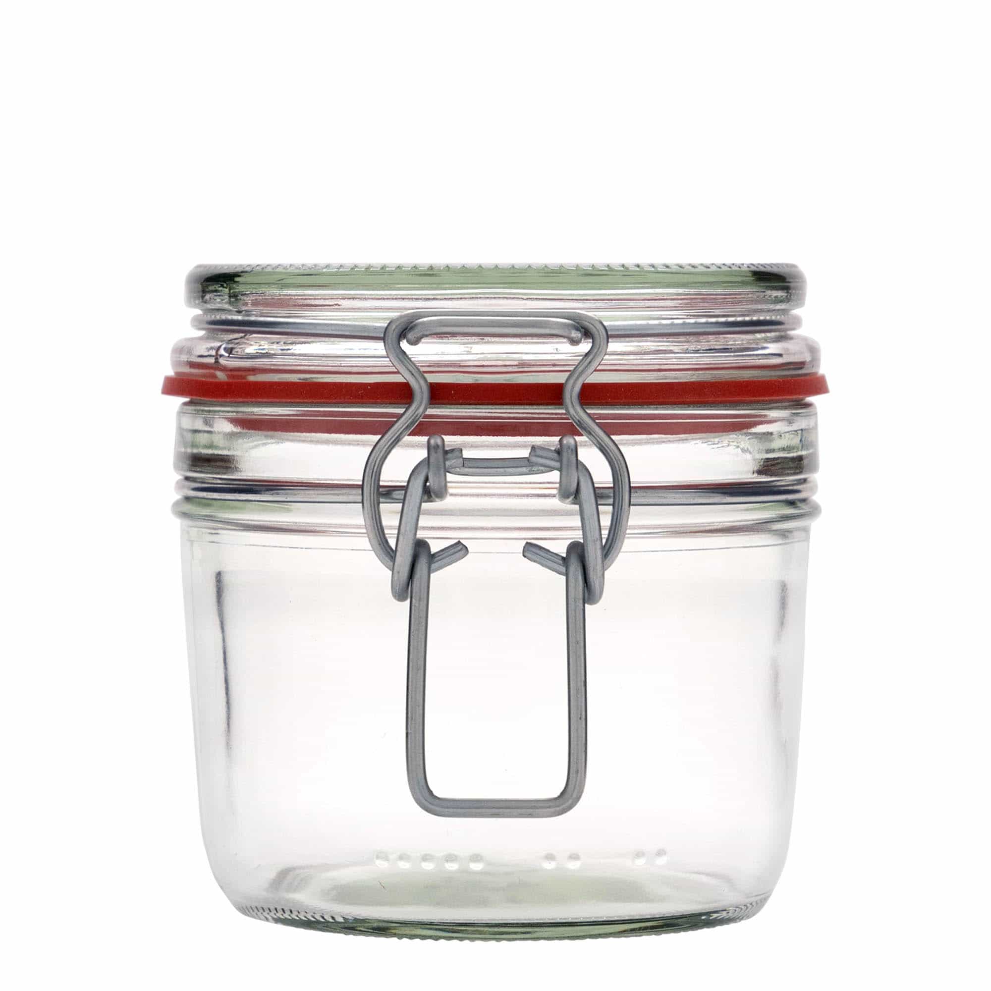 400 ml flatt bøyleglass, åpning: Bøylelokk