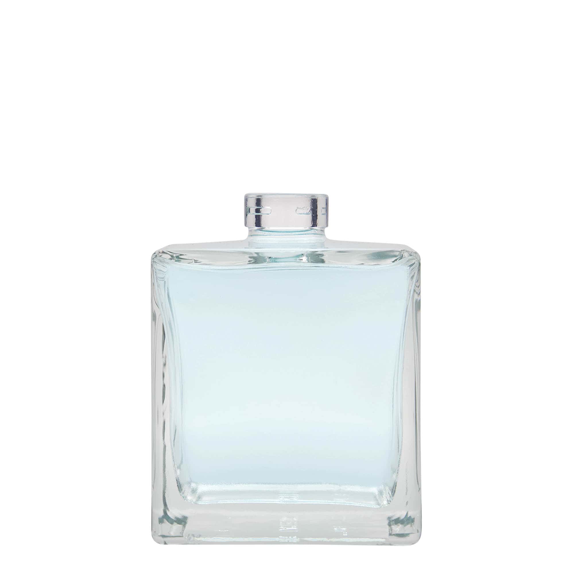 500 ml glassflaske "Cube", kvadratisk, åpning: Kork
