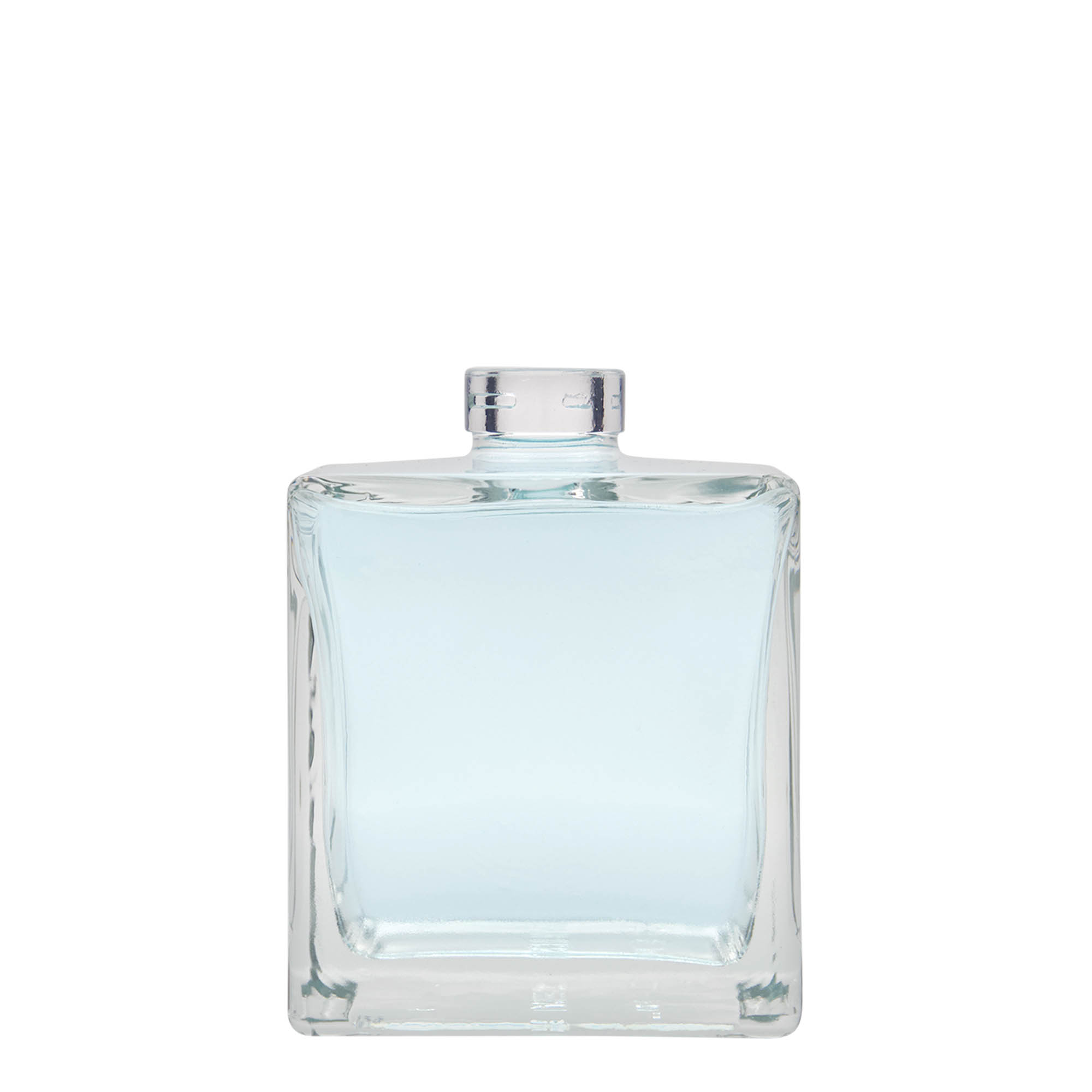 500 ml glassflaske 'Cube', firkantet, åpning: kork