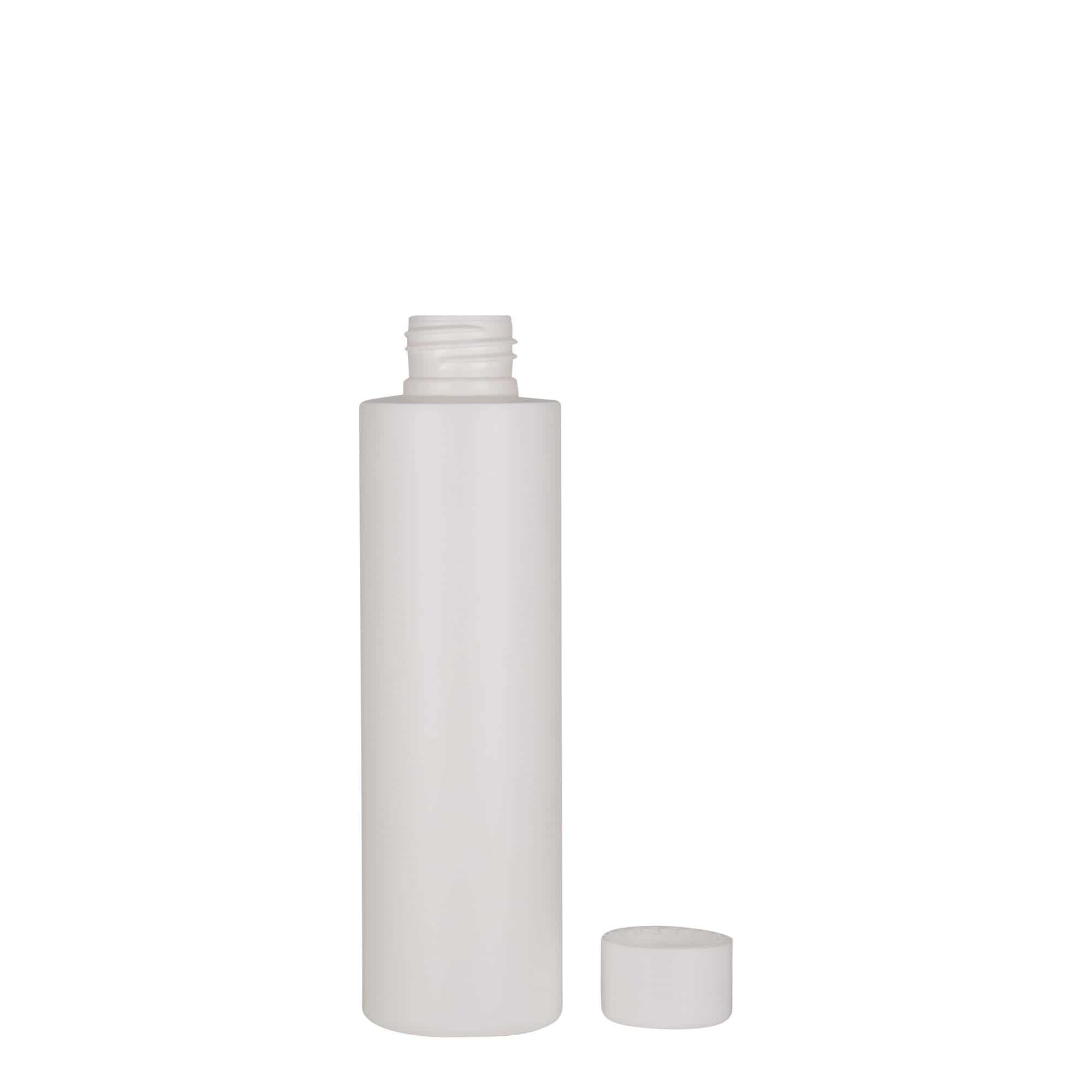150 ml plastflaske "Pipe", HDPE, hvit, åpning: 24/410