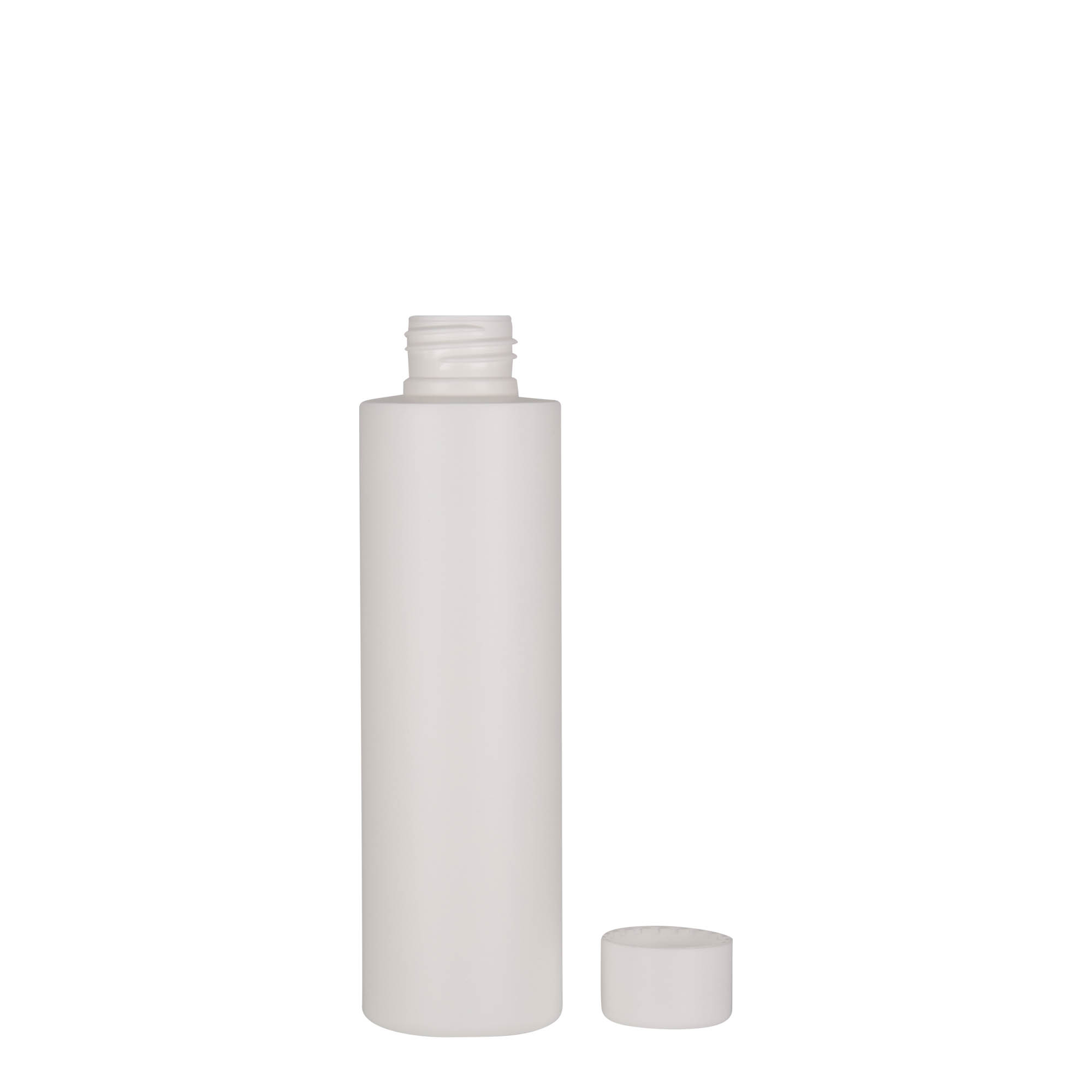 150 ml plastflaske 'Pipe', HDPE, hvit, åpning: 24/410