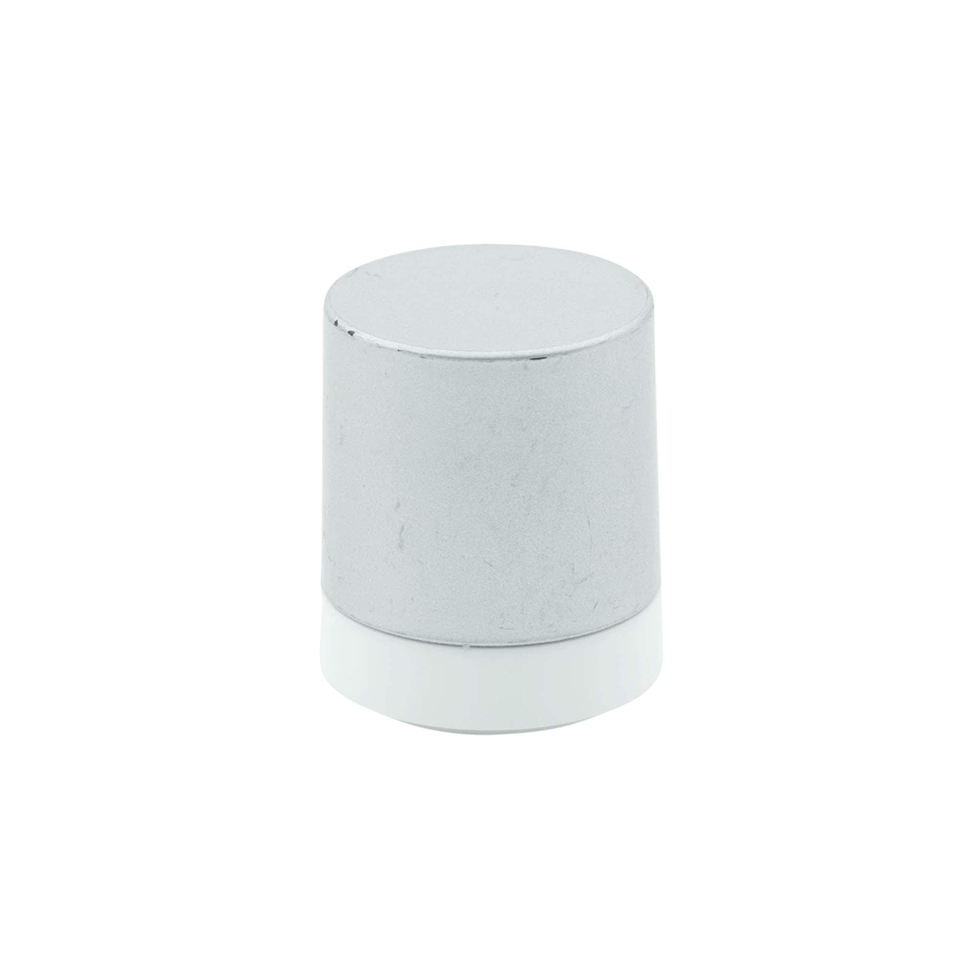 Airless dispenser pumpehode 'Micro', PP-plast, sølv