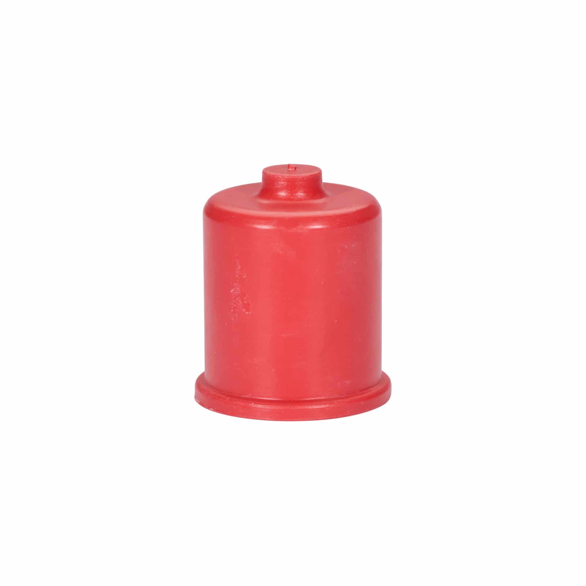 Mosthette type 3, gummi, rød