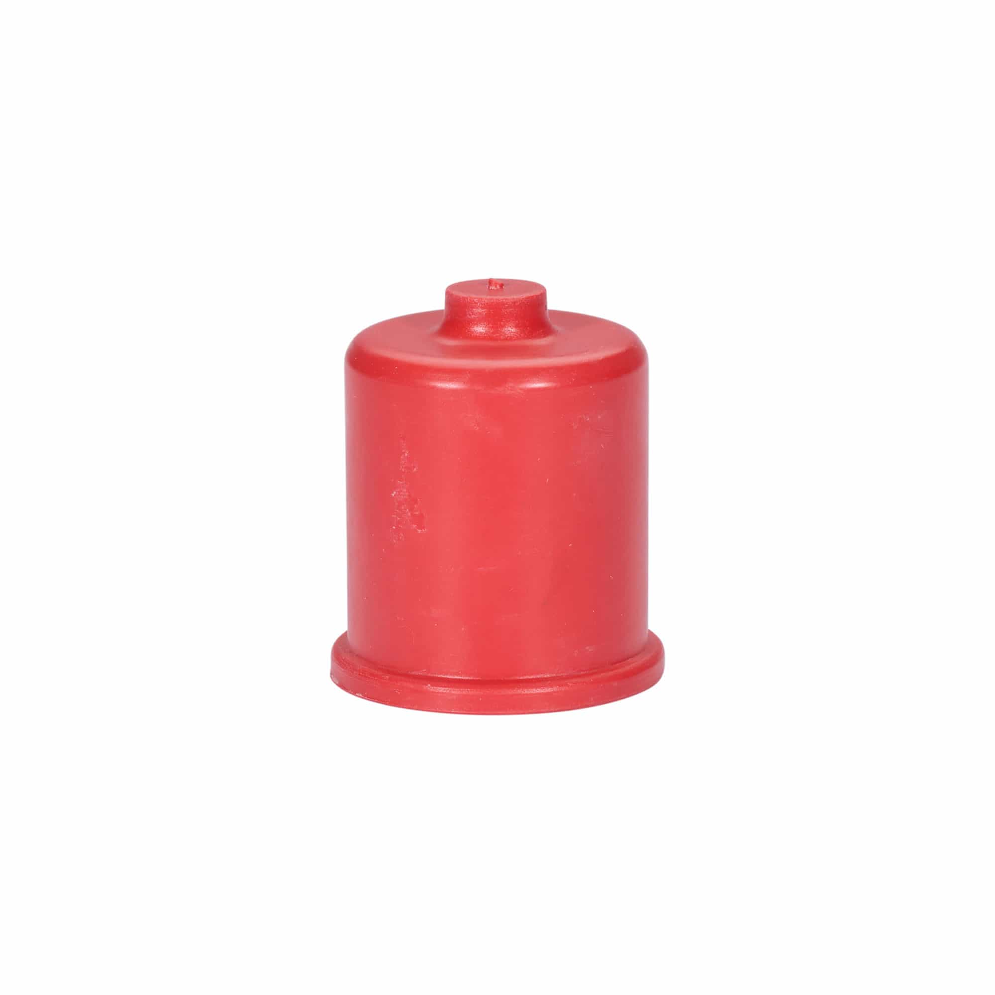 Mosthette type 3, gummi, rød