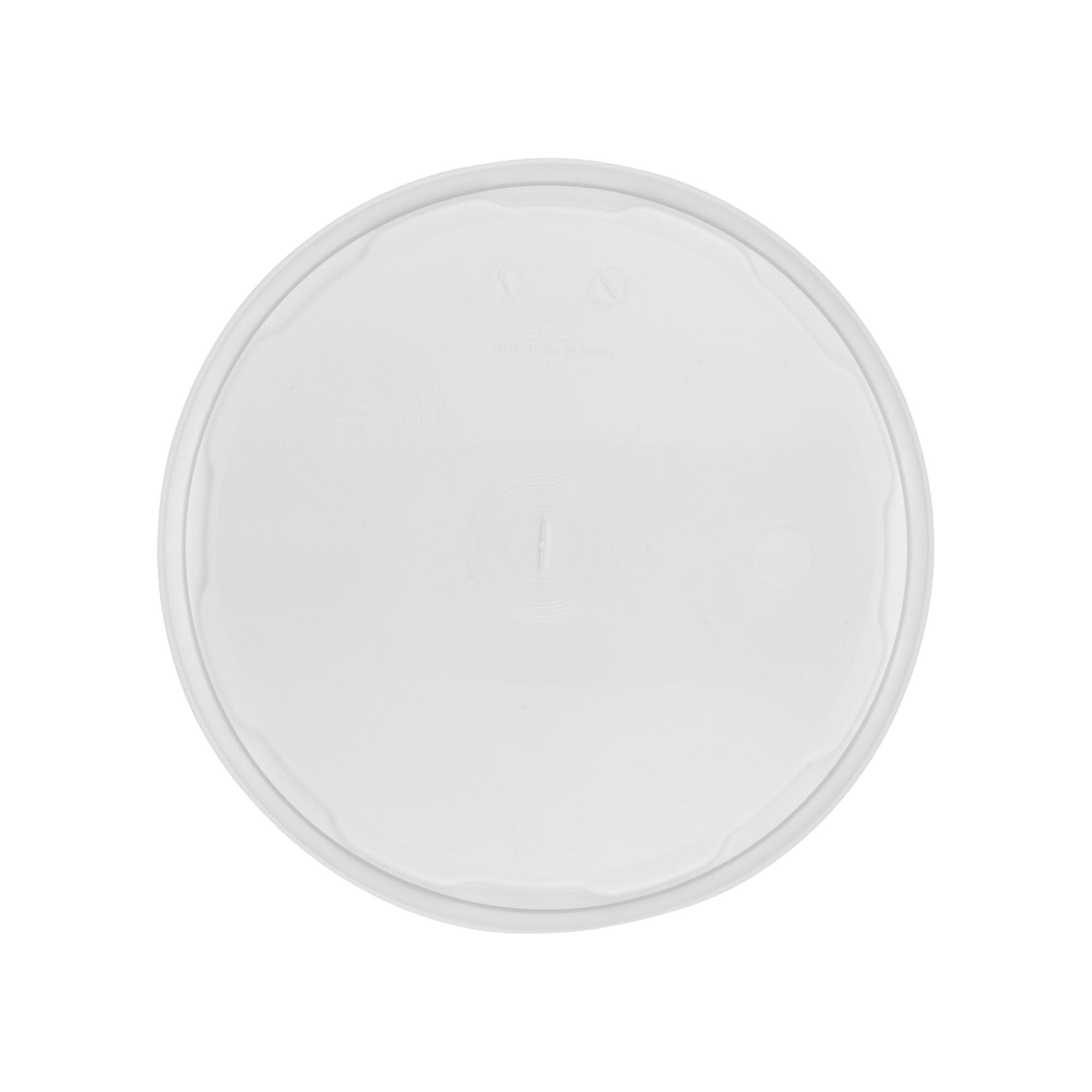Lokks for 10 l bøtte, PP-plast, hvit
