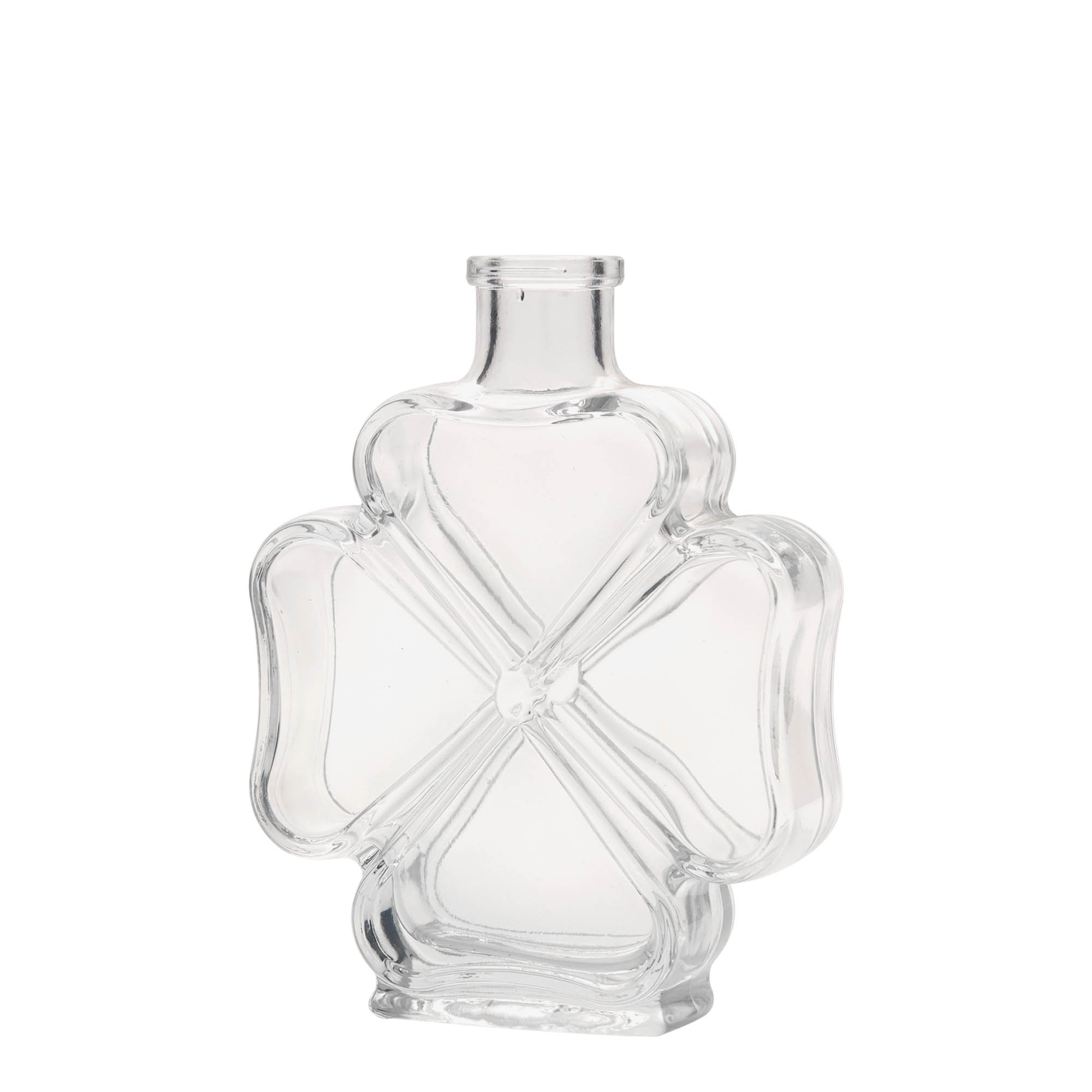 200 ml glassflaske 'Kløverblad', åpning: kork