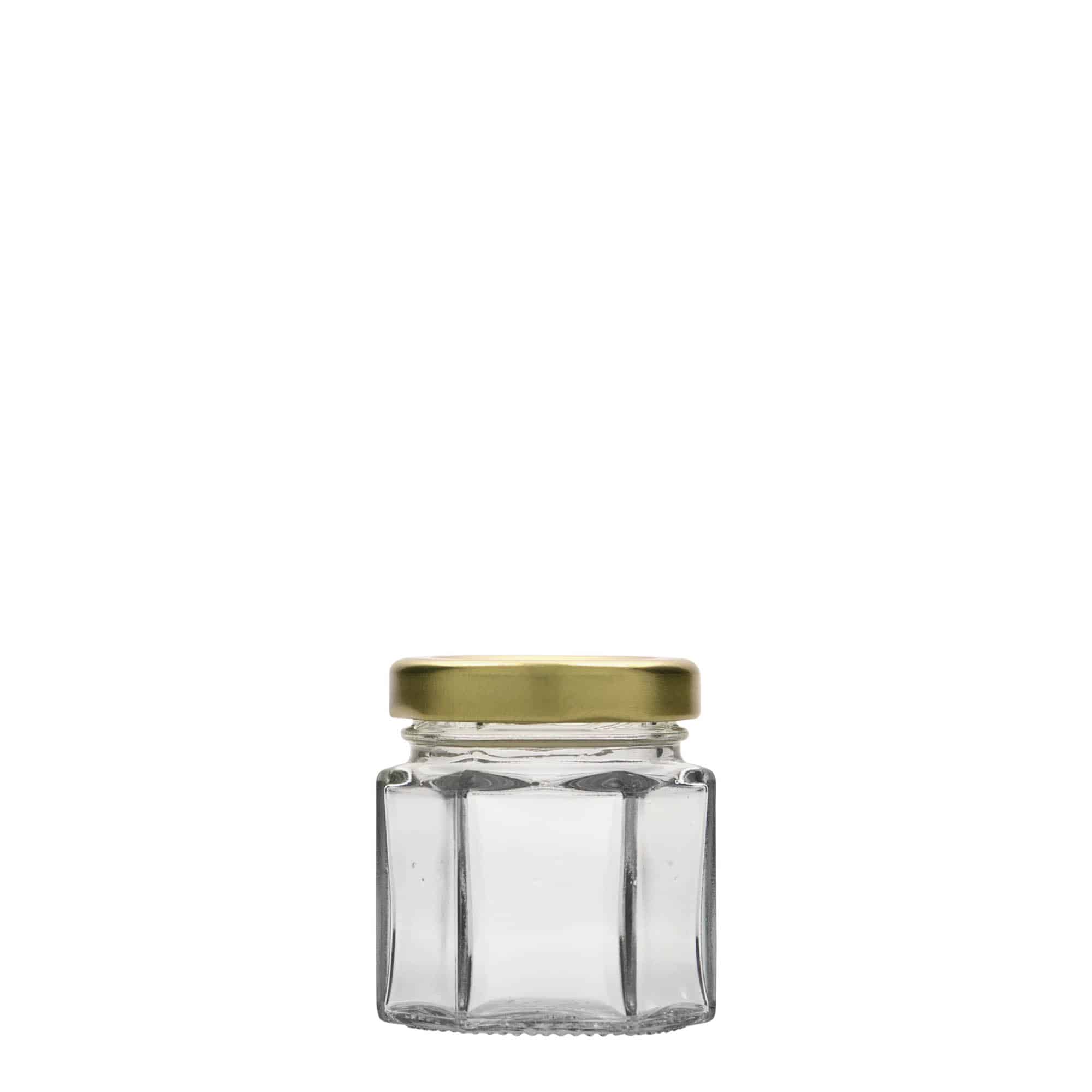 47 ml sekskantglass, åpning: Twist-Off (TO 43)