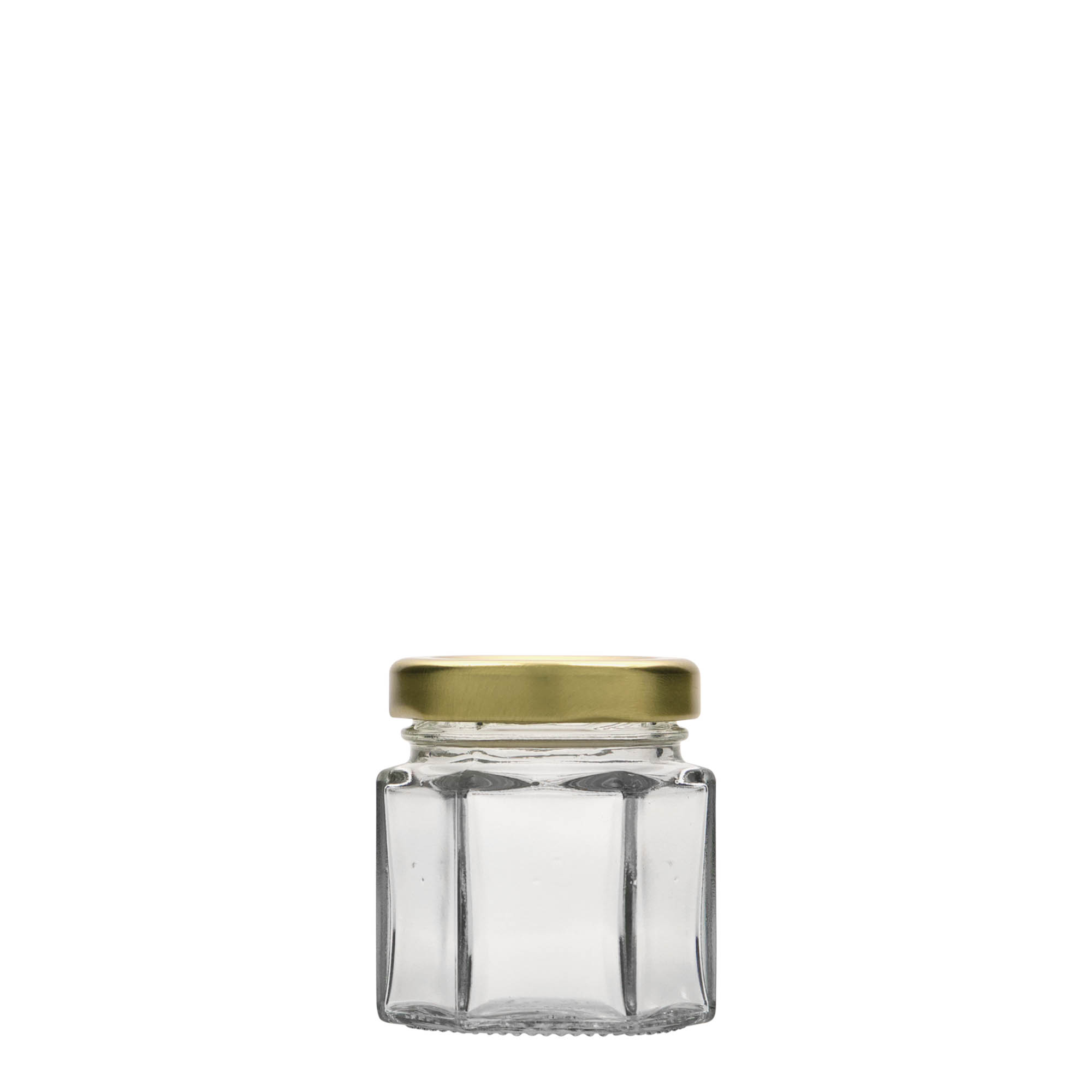 47 ml sekskantglass, åpning: Twist-Off (TO 43)