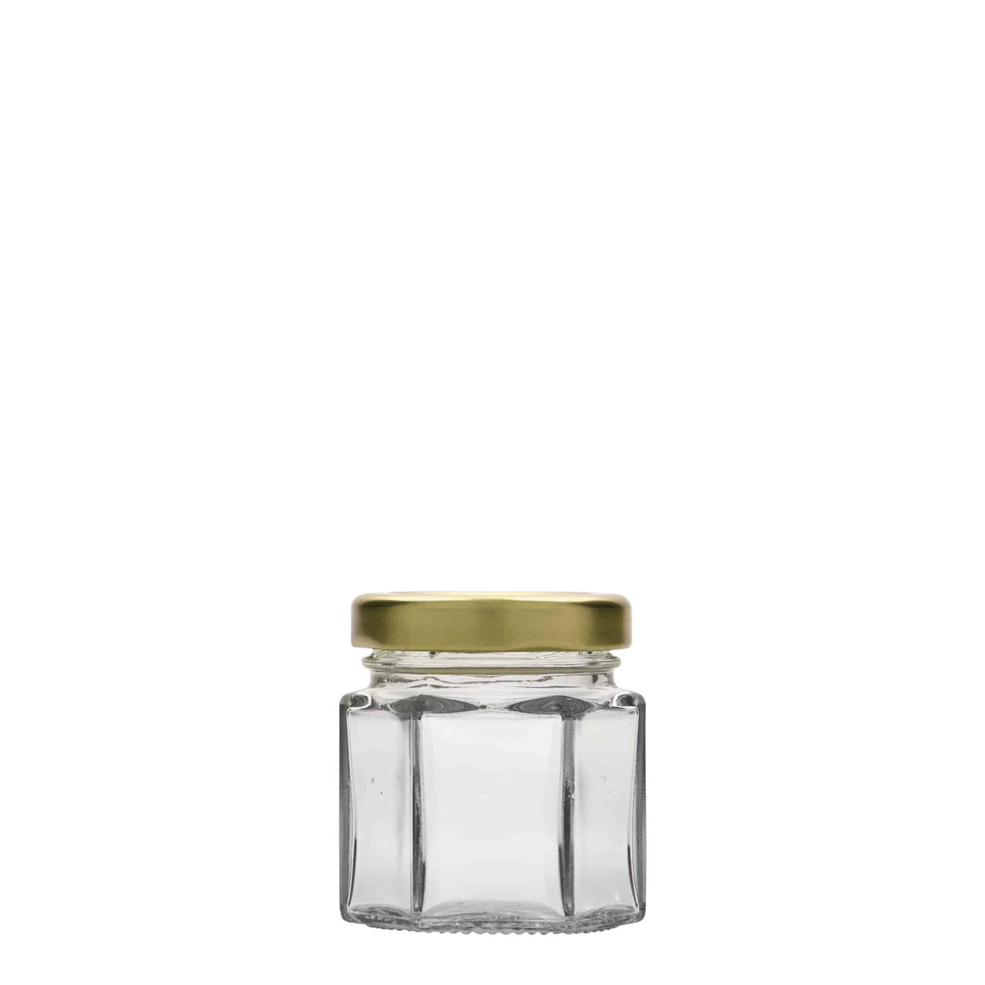 47 ml sekskantglass, åpning: Twist-Off (TO 43)