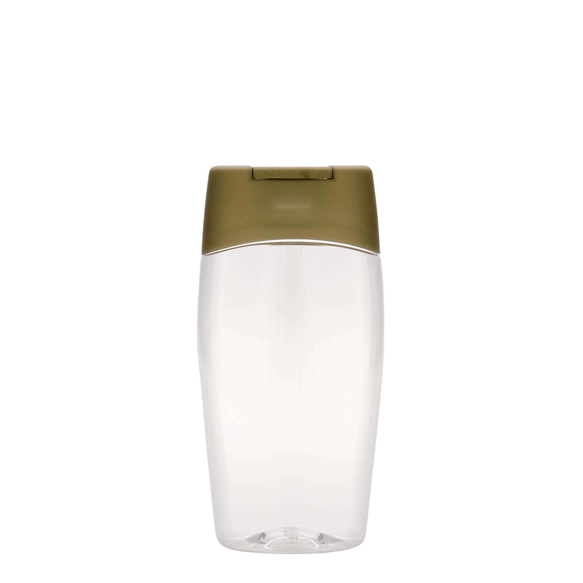 200 ml PET-flaske "Squeeze", oval, plast