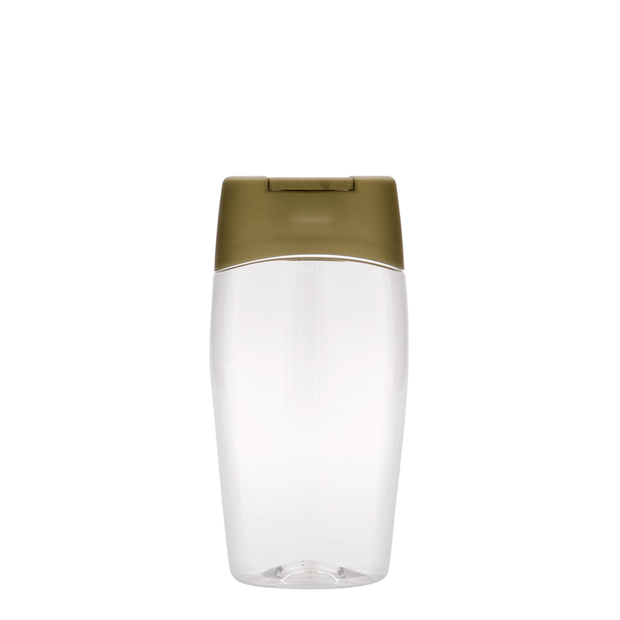 200 ml PET-flaske 'Squeeze', oval, plast