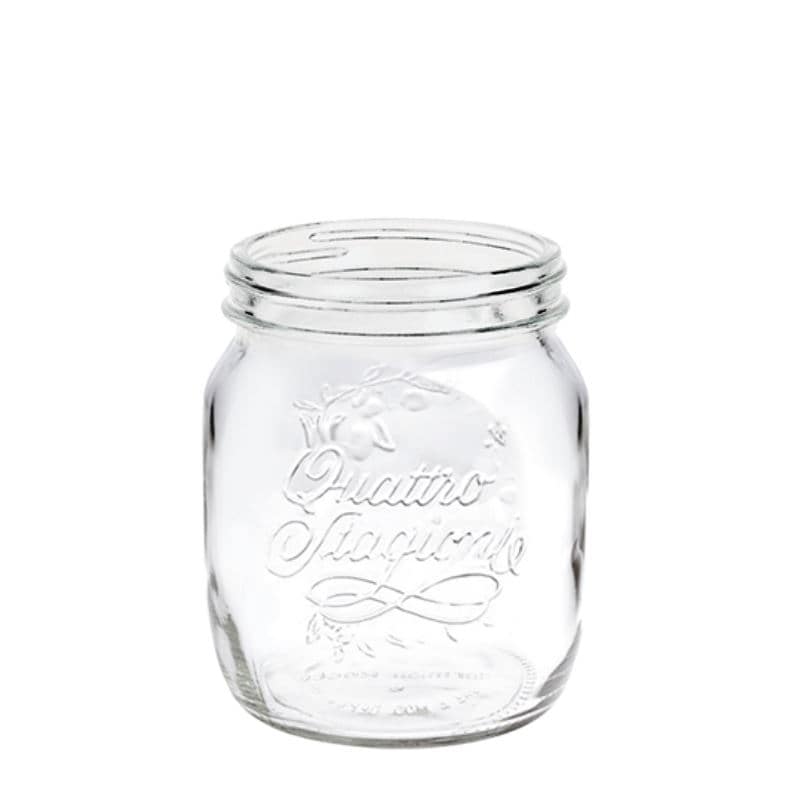 700 ml glass "Quattro Stagioni", åpning: Skrulokk