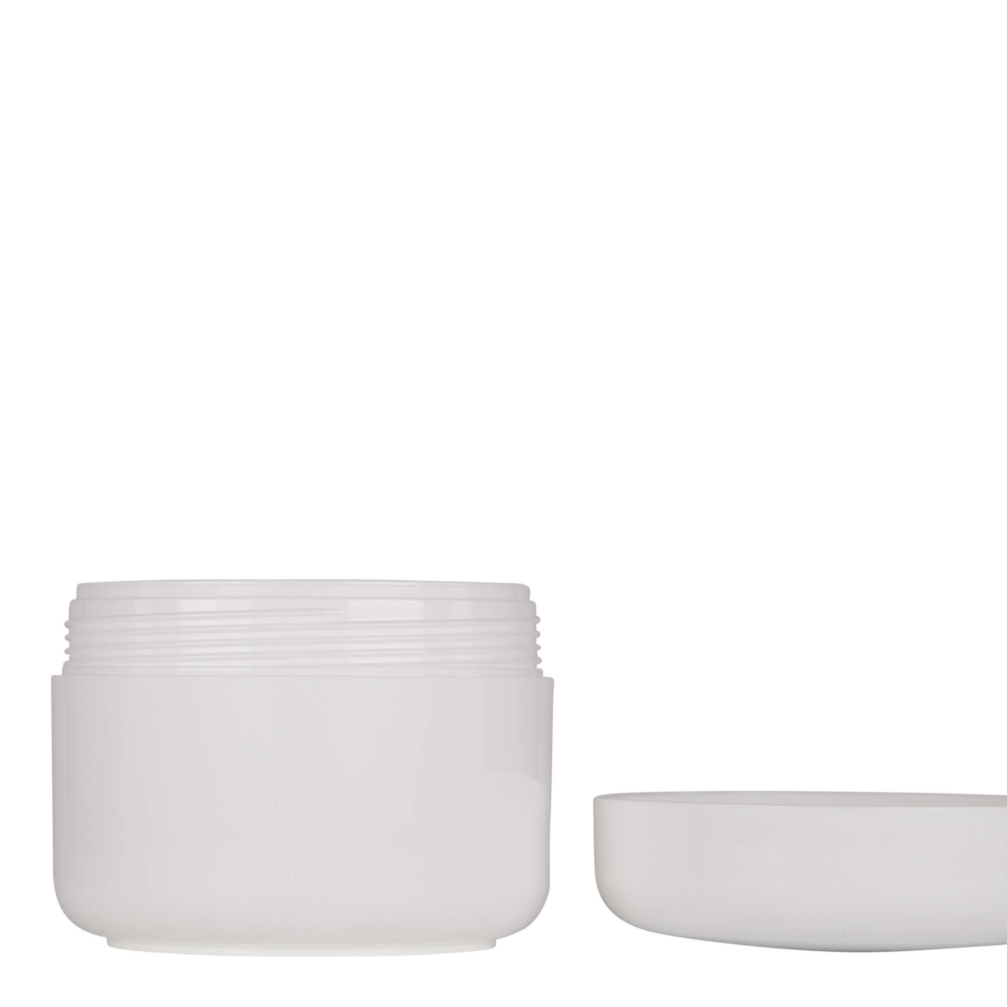 200 ml plastboks 'Bianca', PP, hvit, åpning: skrukork 200 ml plastboks 'Bianca', PP, hvit, åpning: skrukork