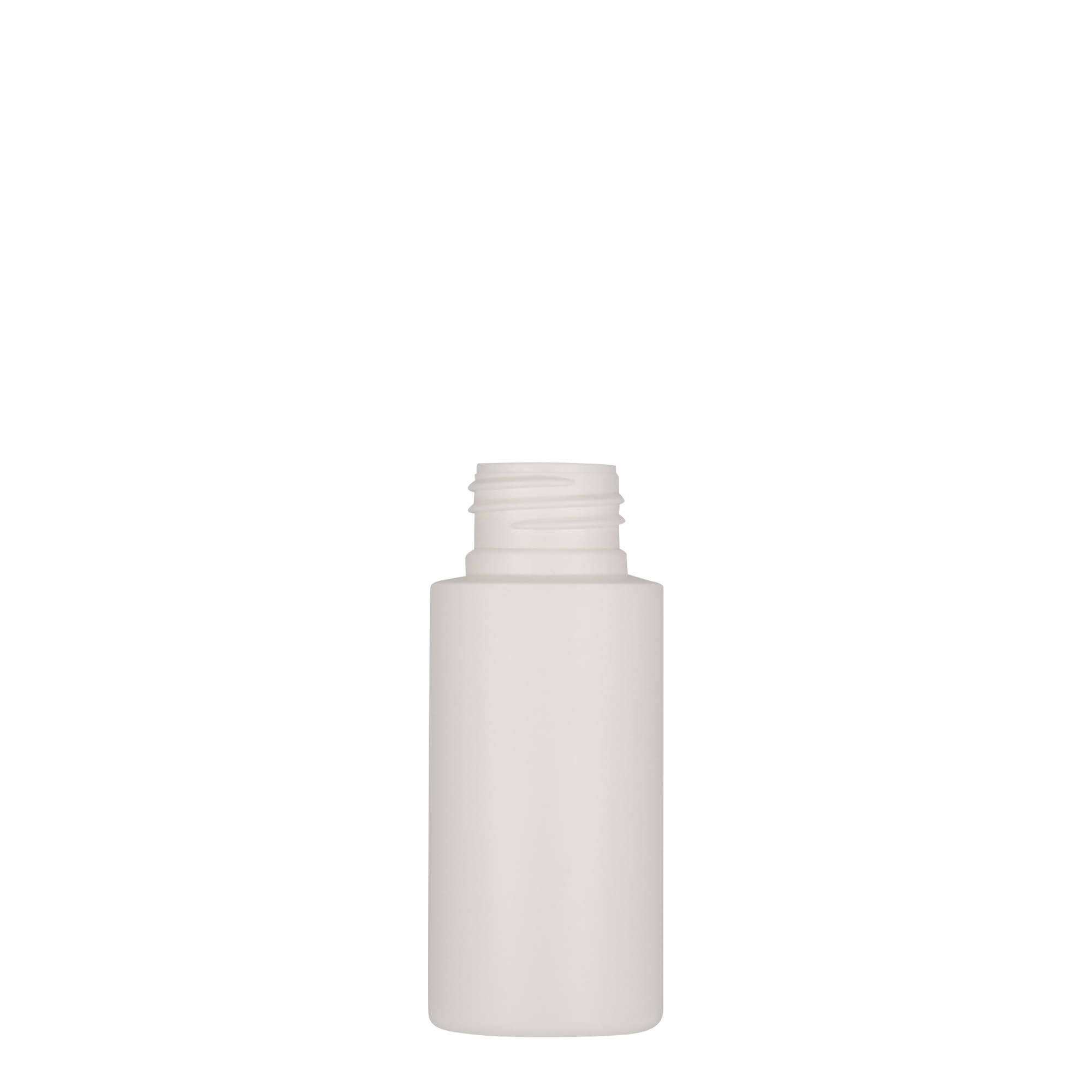 50 ml plastflaske 'Pipe', HDPE, hvit, åpning: 24/410 50 ml plastflaske 'Pipe', HDPE, hvit, åpning: 24/410