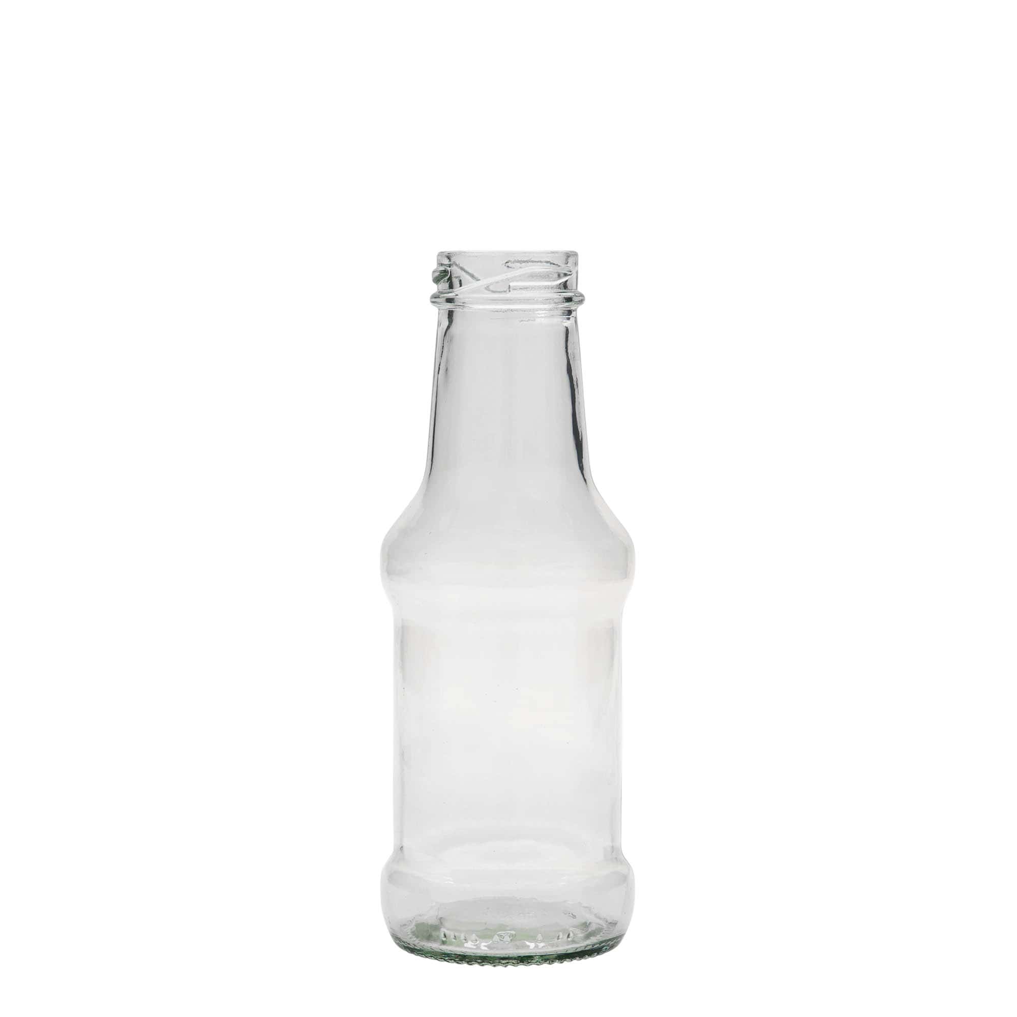 250 ml sausflaske, glass, åpning: Twist-Off (TO 38)