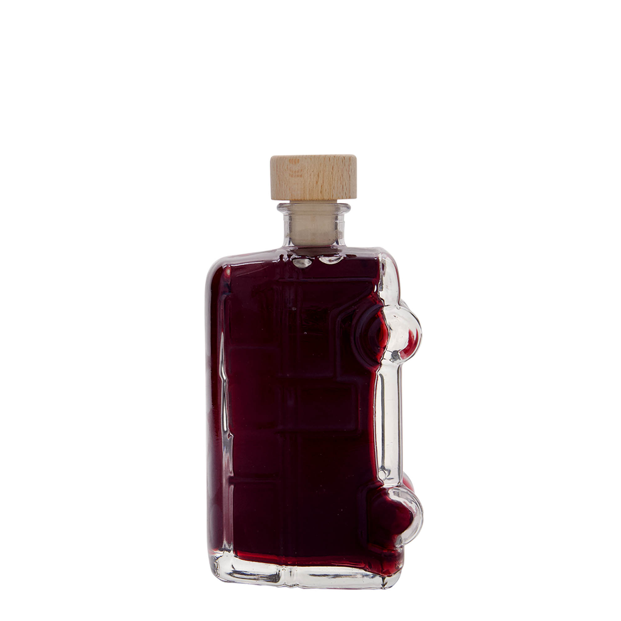 200 ml glassflaske 'Bulli', åpning: kork