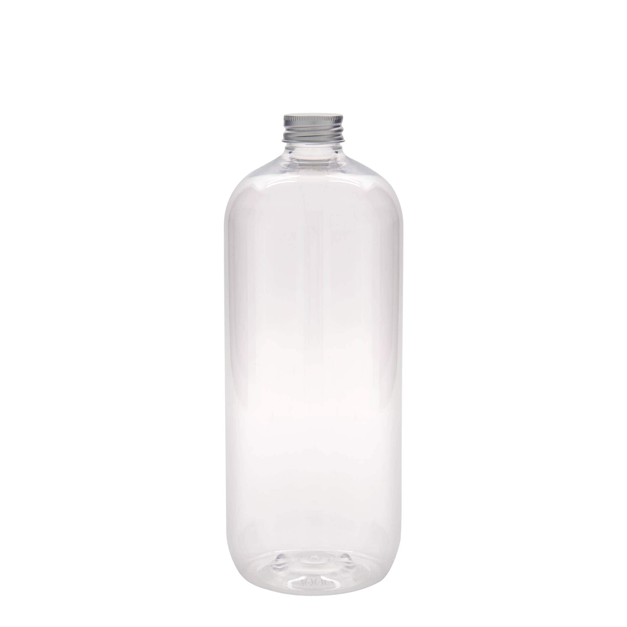 1.000 ml PET-flaske 'Boston', plast, munnstykke: 28/410