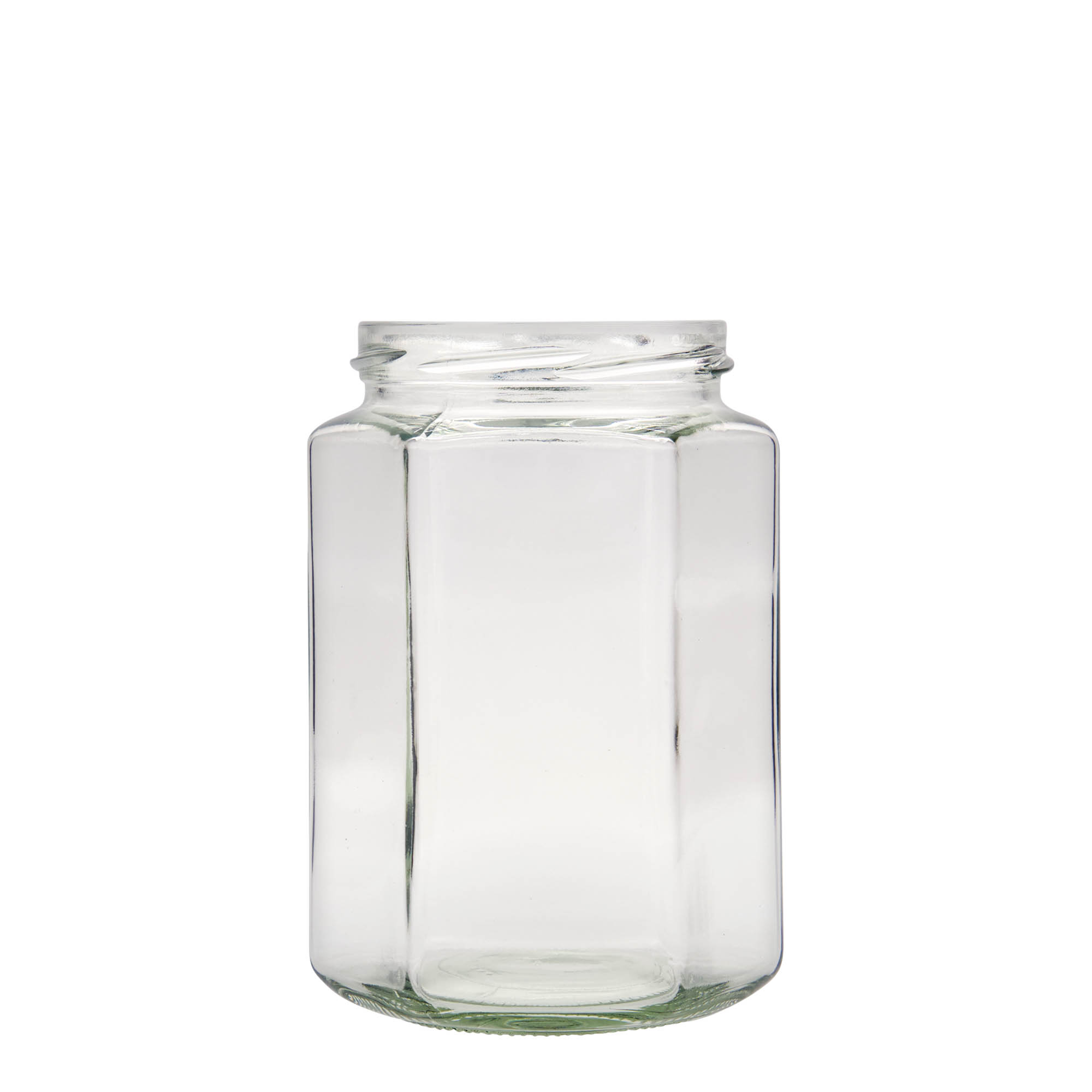 770 ml sekskantglass, åpning: Twist-Off (TO 82) 770 ml sekskantglass, åpning: Twist-Off (TO 82)