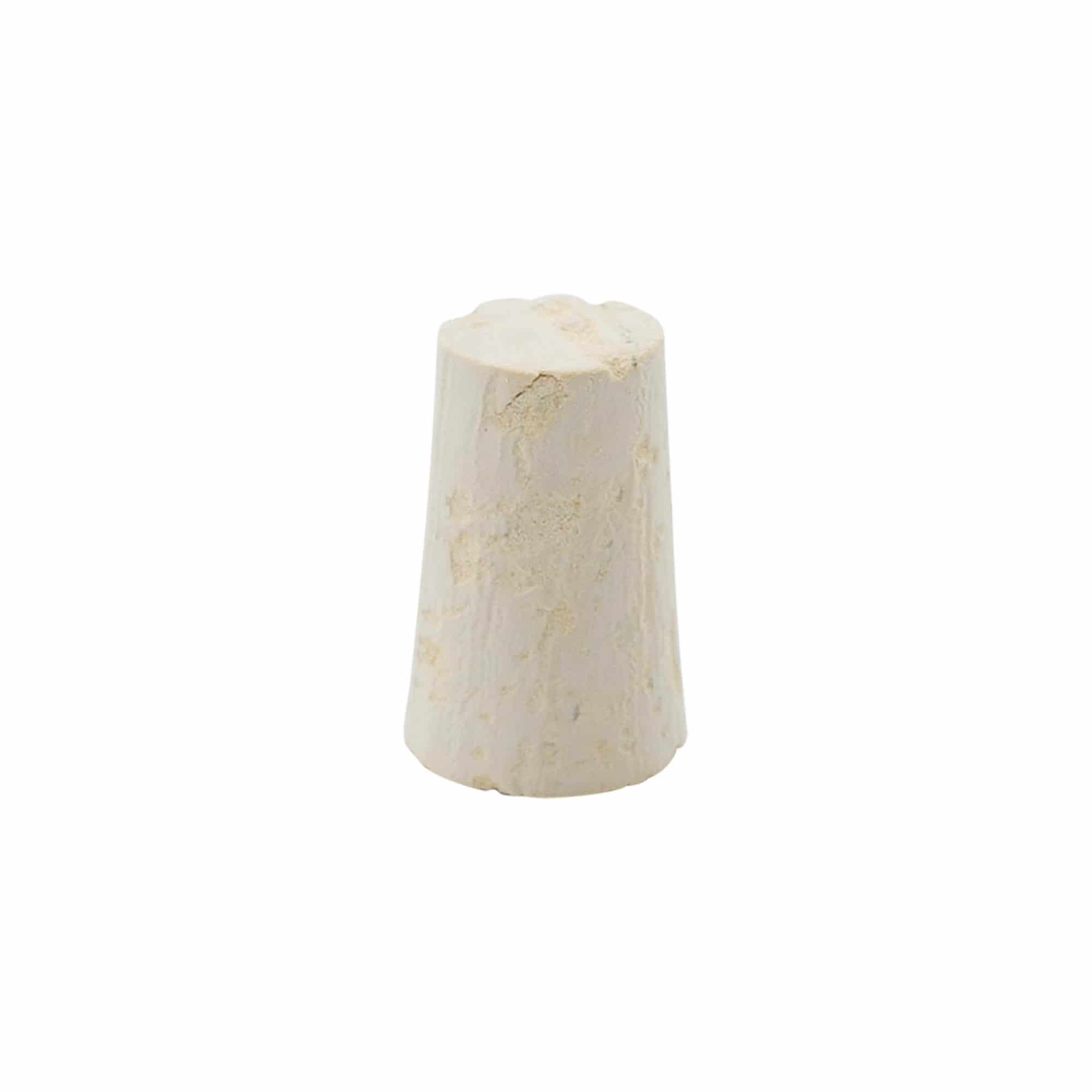 Spiss kork 17-21 x 33, presskork, beige, for åpning: Kork