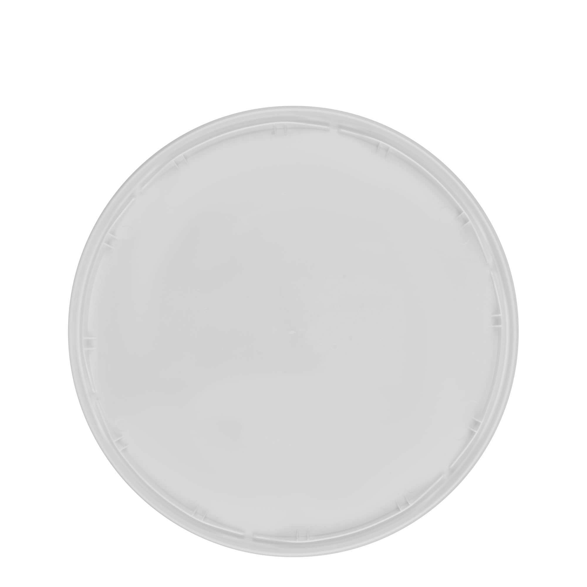 Lokk for 20 l bøtte, PP-plast, hvit