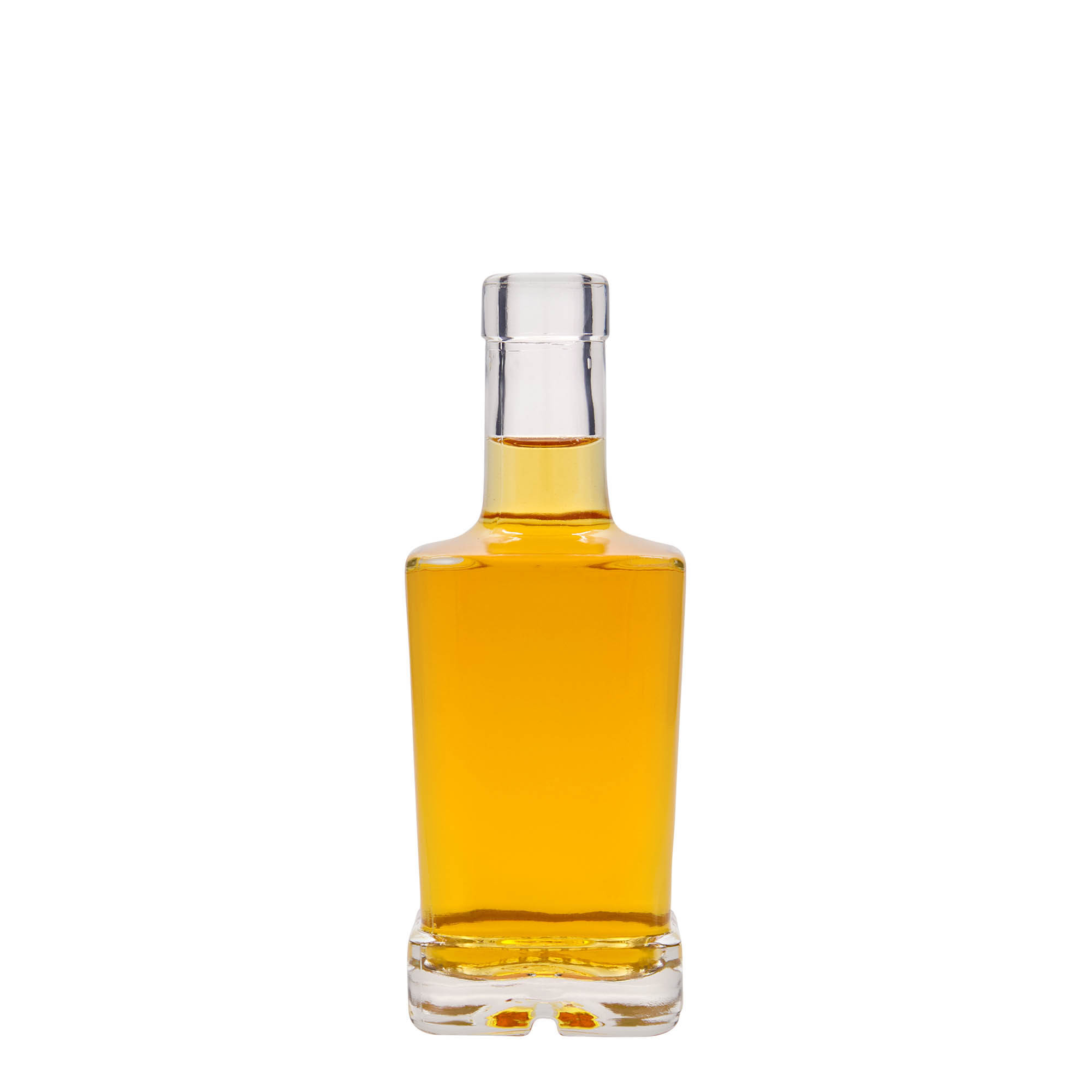 250 ml glassflaske 'Rene', kvadratisk, åpning: kork 250 ml glassflaske 'Rene', kvadratisk, åpning: kork