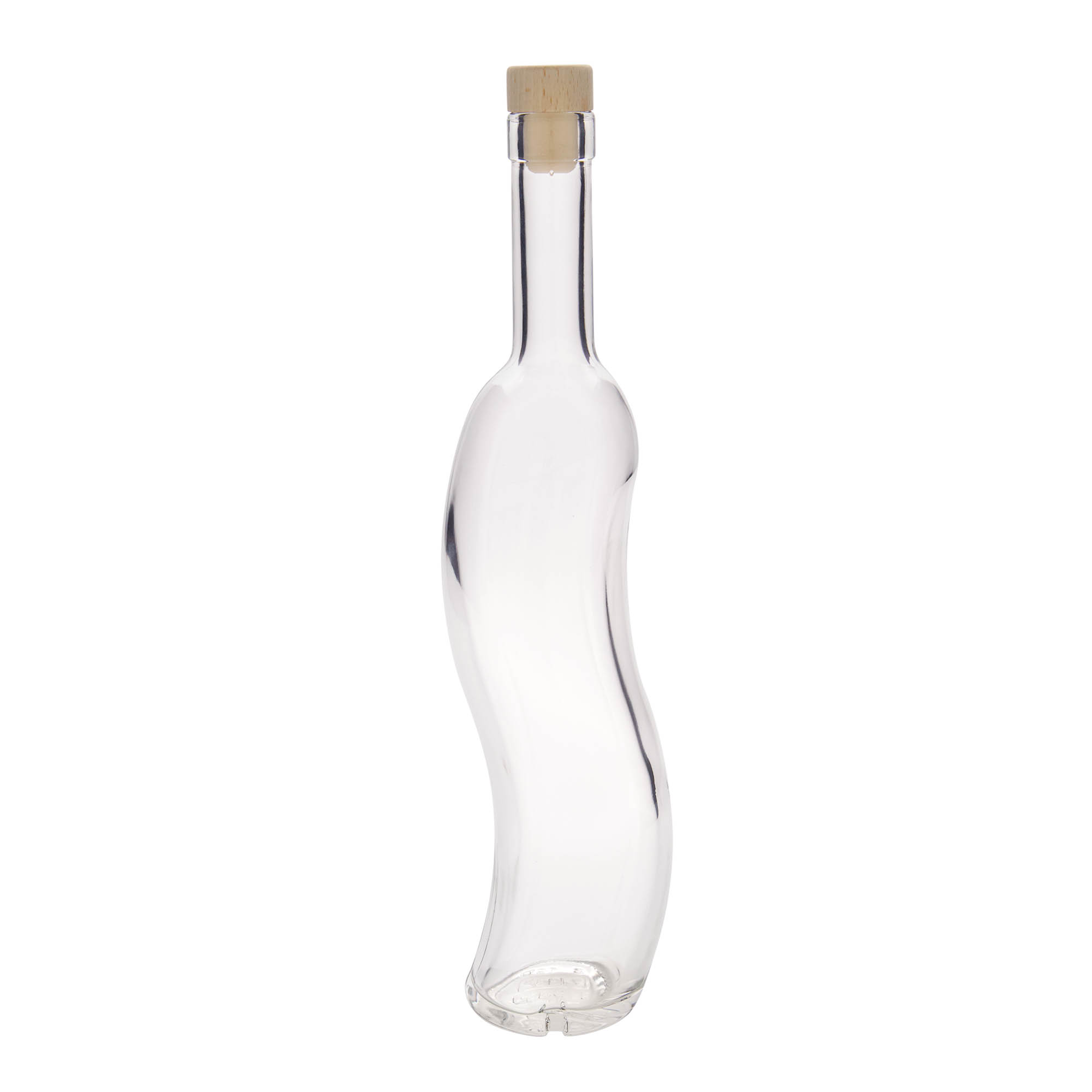 500 ml glassflaske 'La-Ola', halvrund, åpning: kork 500 ml glassflaske 'La-Ola', halvrund, åpning: kork